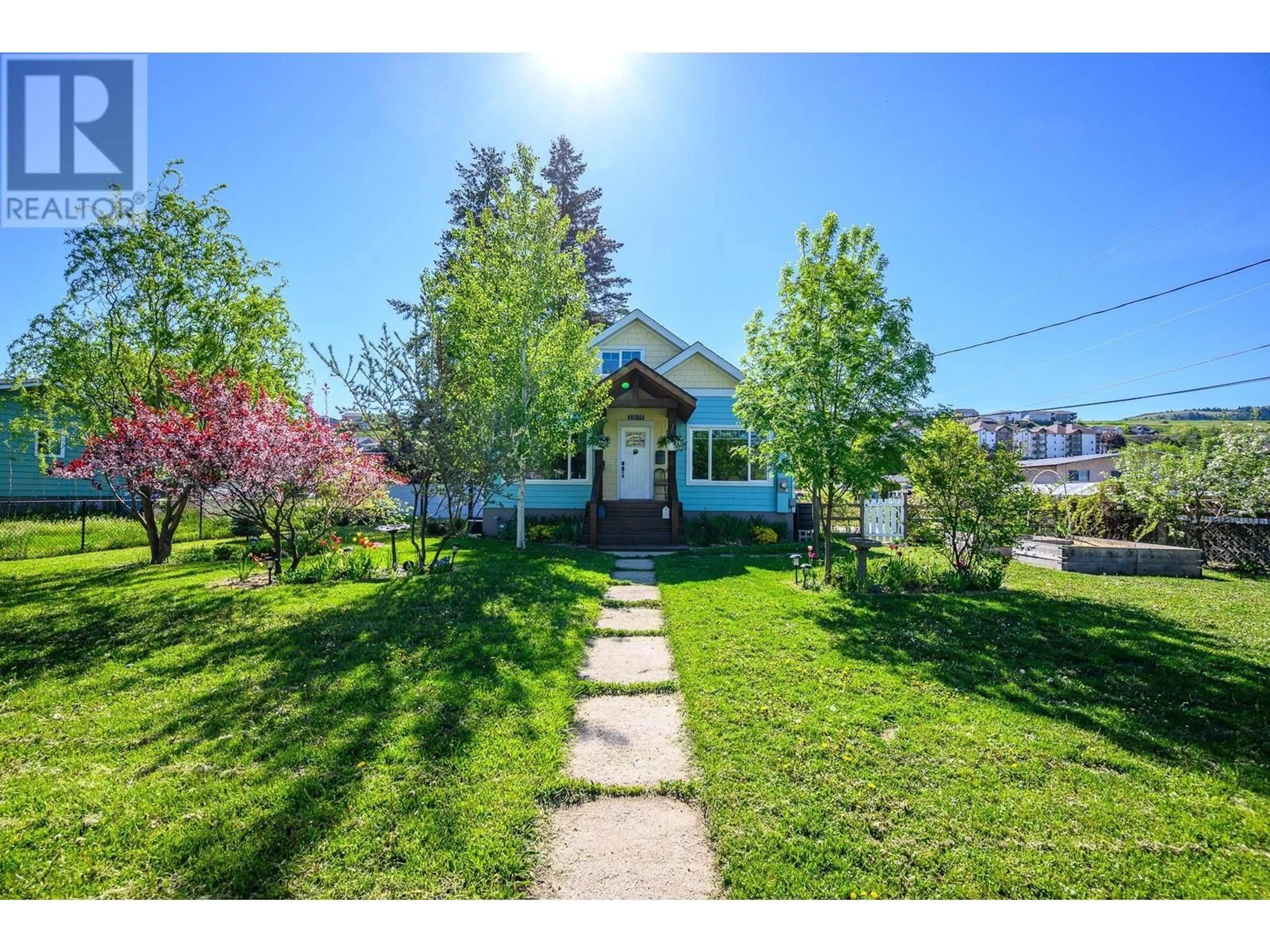 A pic from outside/outdoor area/front of a property/back of a property/a pic from drone, street for 1801 43 STREET, Vernon British Columbia V1T6K7