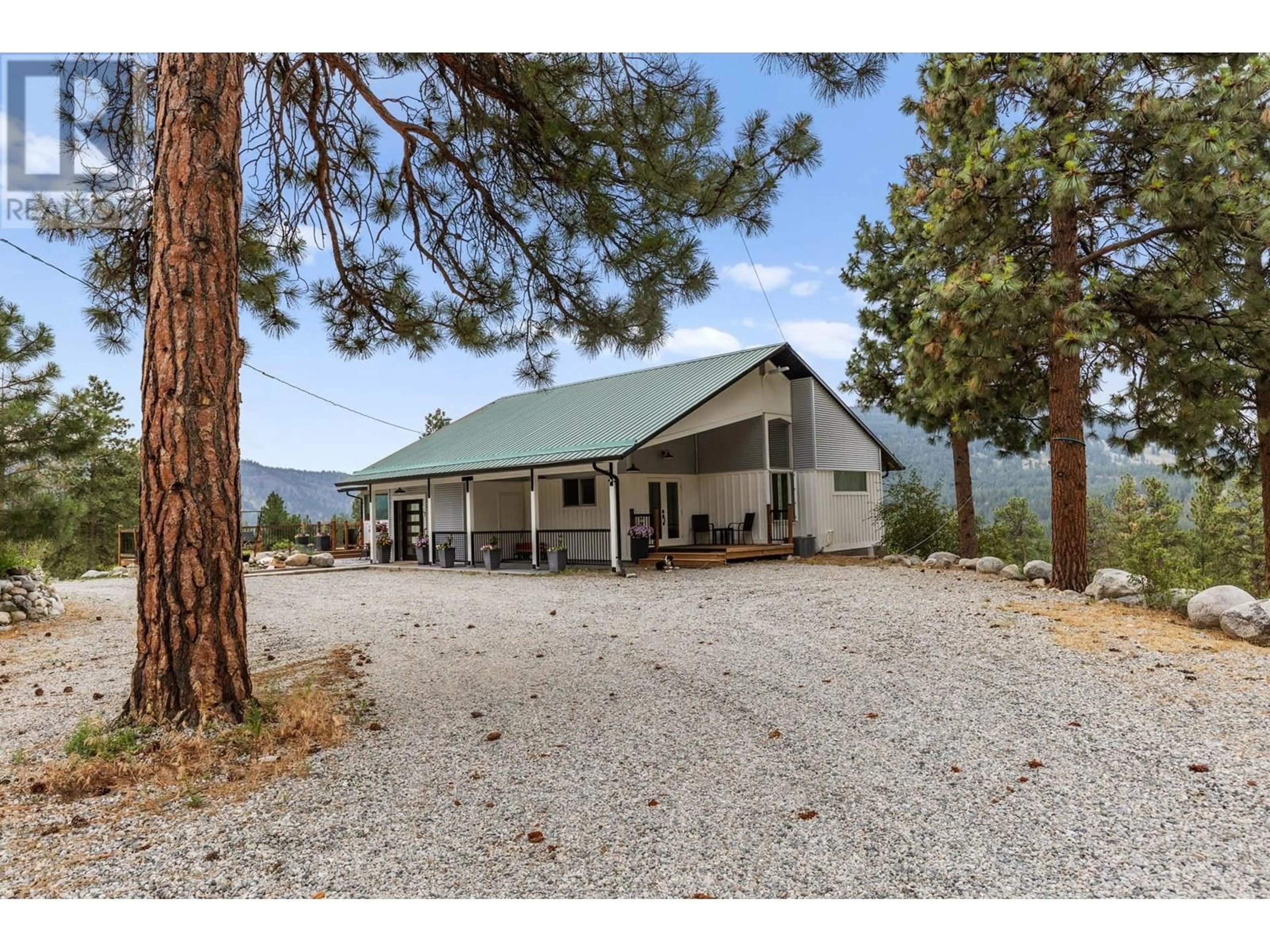 A pic from outside/outdoor area/front of a property/back of a property/a pic from drone, mountain view for 20201 HIGHWAY 40 OTHER, Summerland British Columbia V0H1Z8
