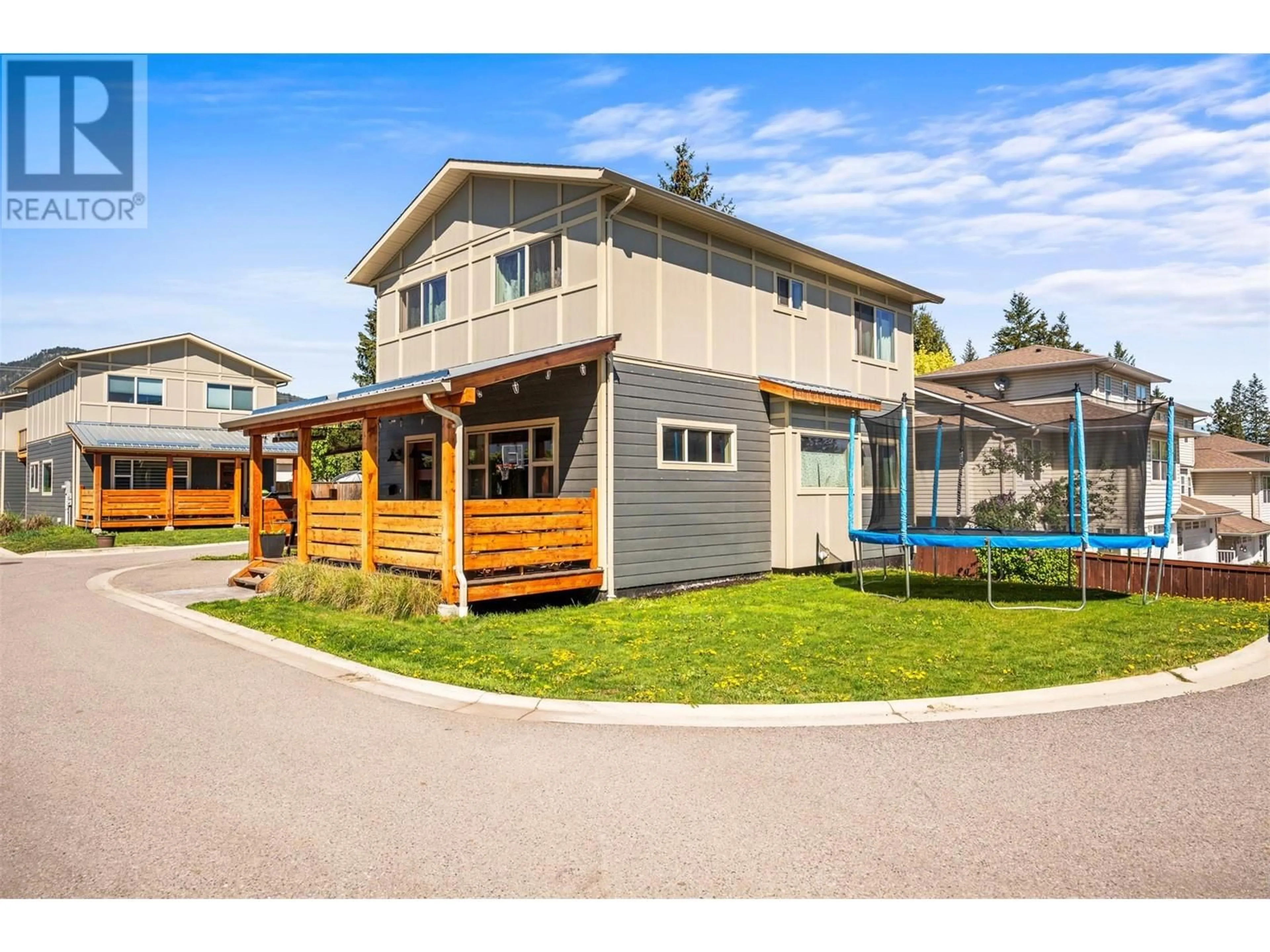 Home with vinyl exterior material, street for 3 - 2650 PLEASANT VALLEY ROAD, Armstrong British Columbia V4Y0J1