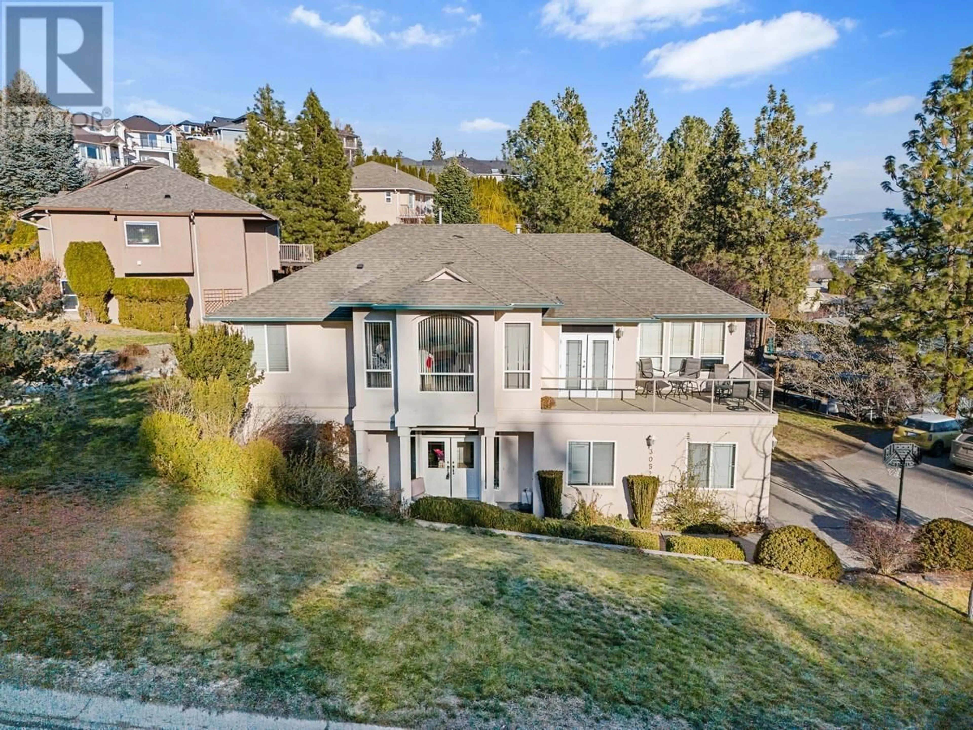 A pic from outside/outdoor area/front of a property/back of a property/a pic from drone, mountain view for 3052 LAKEVIEW COVE ROAD, West Kelowna British Columbia V1Z3P6