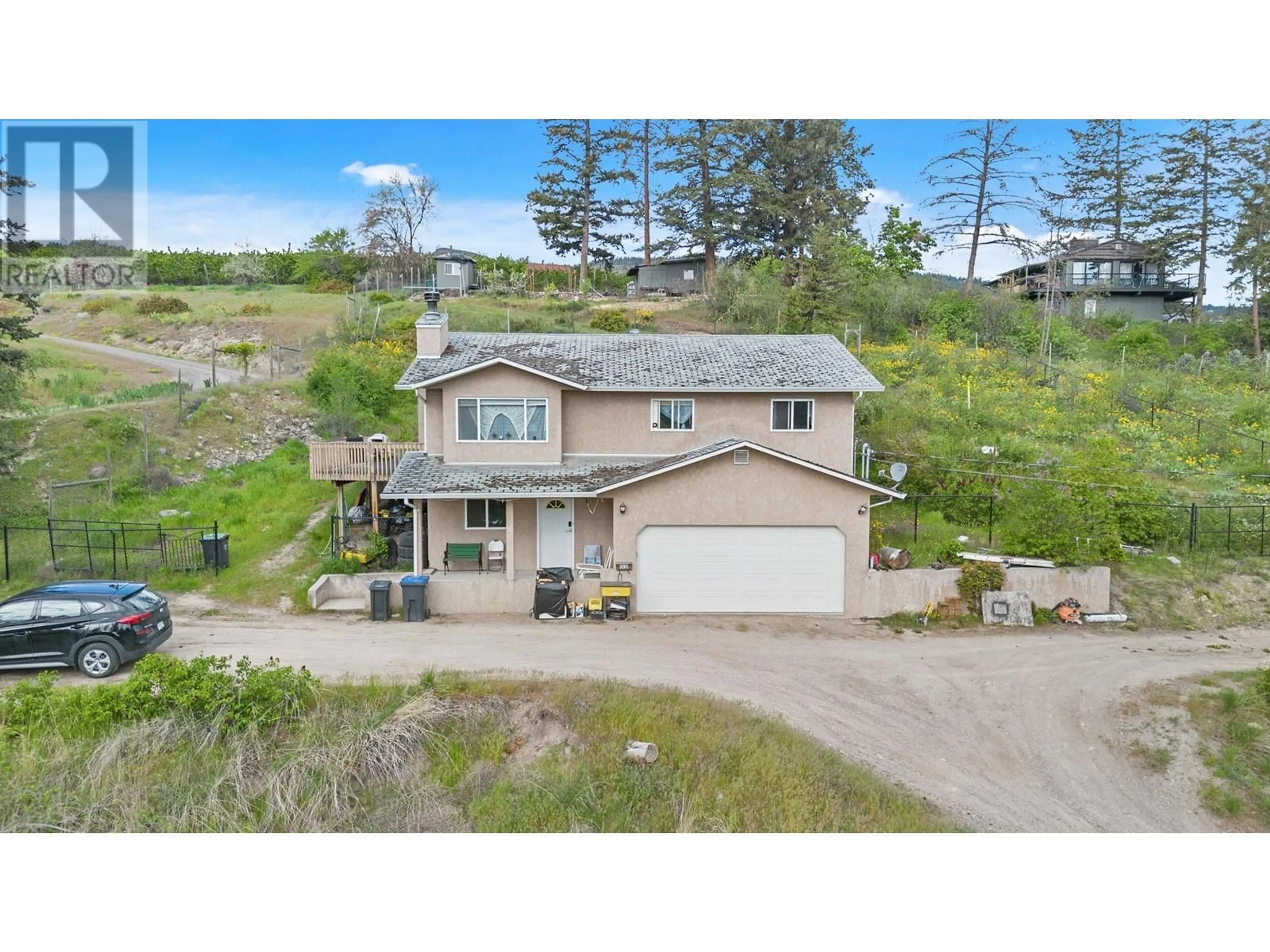 A pic from outside/outdoor area/front of a property/back of a property/a pic from drone, unknown for 3830 GELLATLY ROAD SOUTH, West Kelowna British Columbia V4T2K6