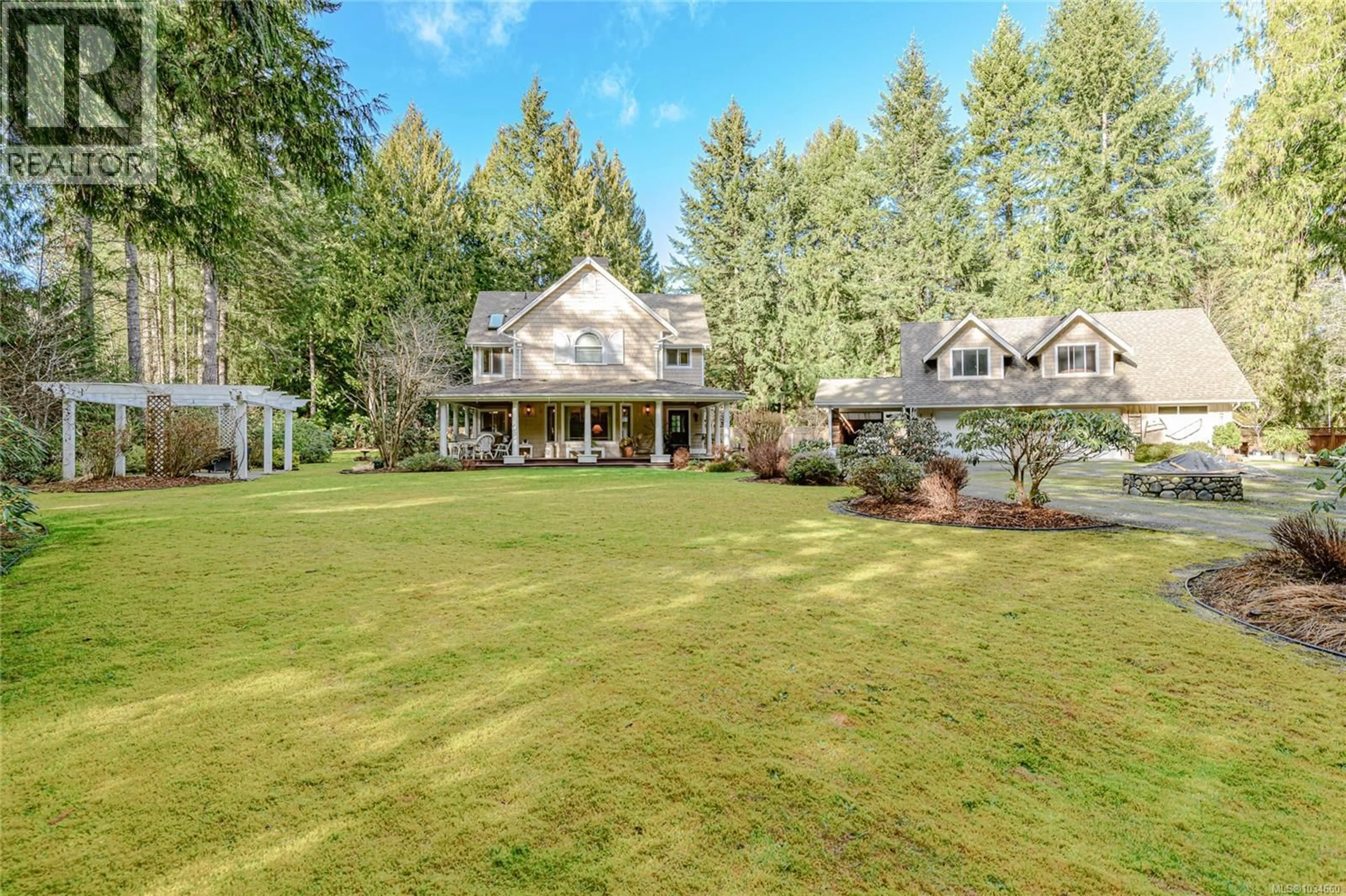 A pic from outside/outdoor area/front of a property/back of a property/a pic from drone, unknown for 1753 PEERLESS ROAD, Shawnigan Lake British Columbia V0R1L0