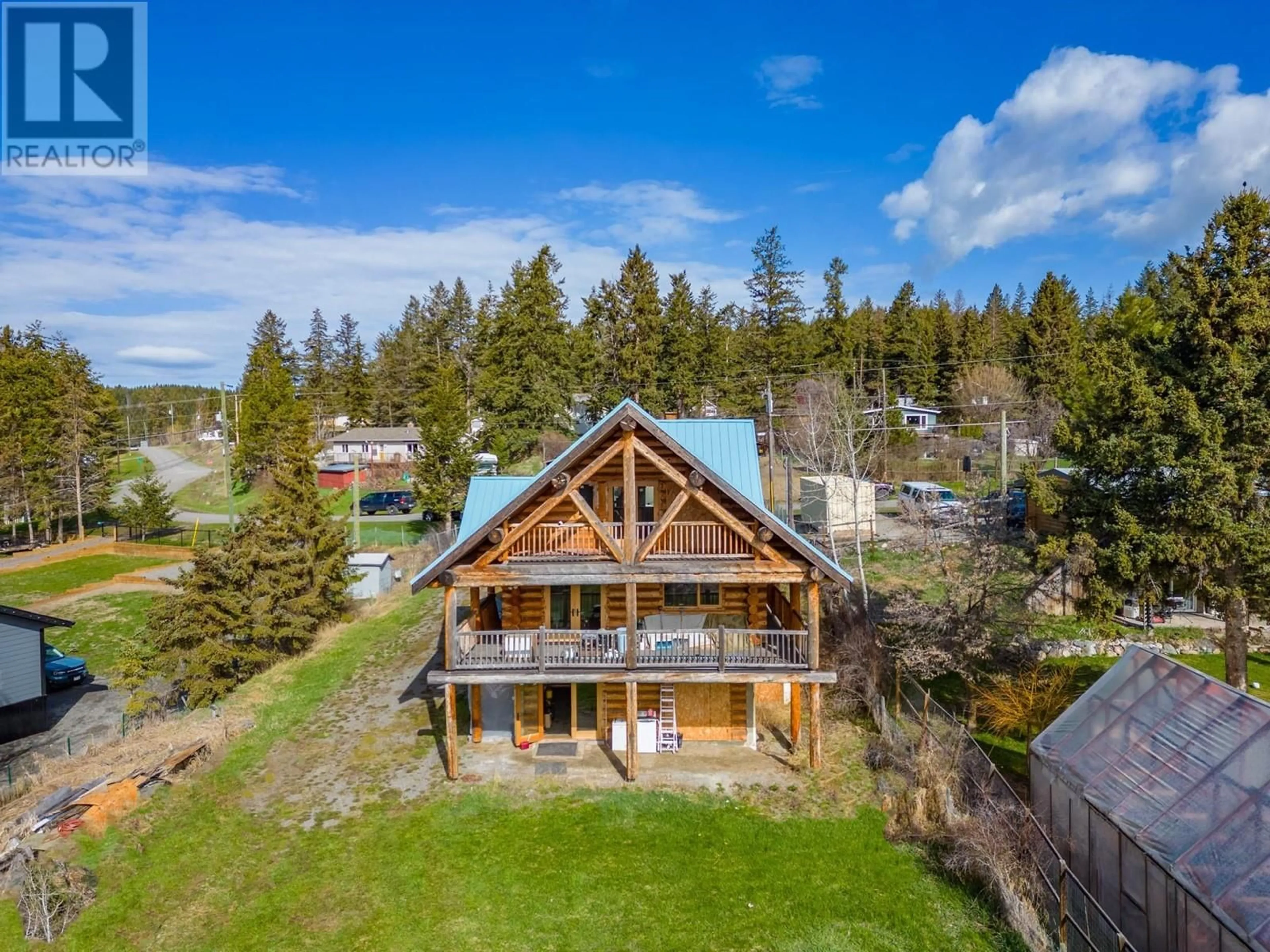 A pic from outside/outdoor area/front of a property/back of a property/a pic from drone, water/lake/river/ocean view for 3028 MCCREIGHT ROAD, Kamloops British Columbia V0E3E1
