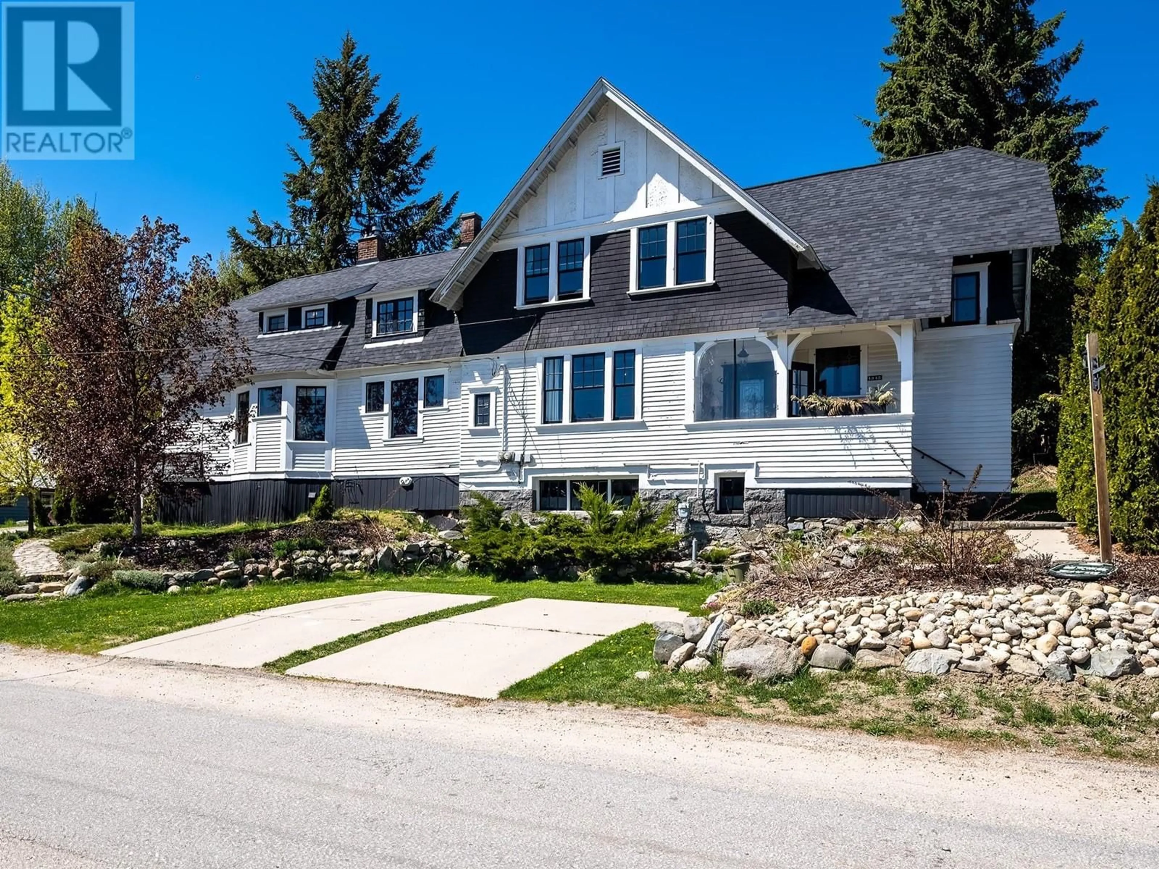 A pic from outside/outdoor area/front of a property/back of a property/a pic from drone, street for 1345 SPOKANE STREET, Rossland British Columbia V0G1Y0