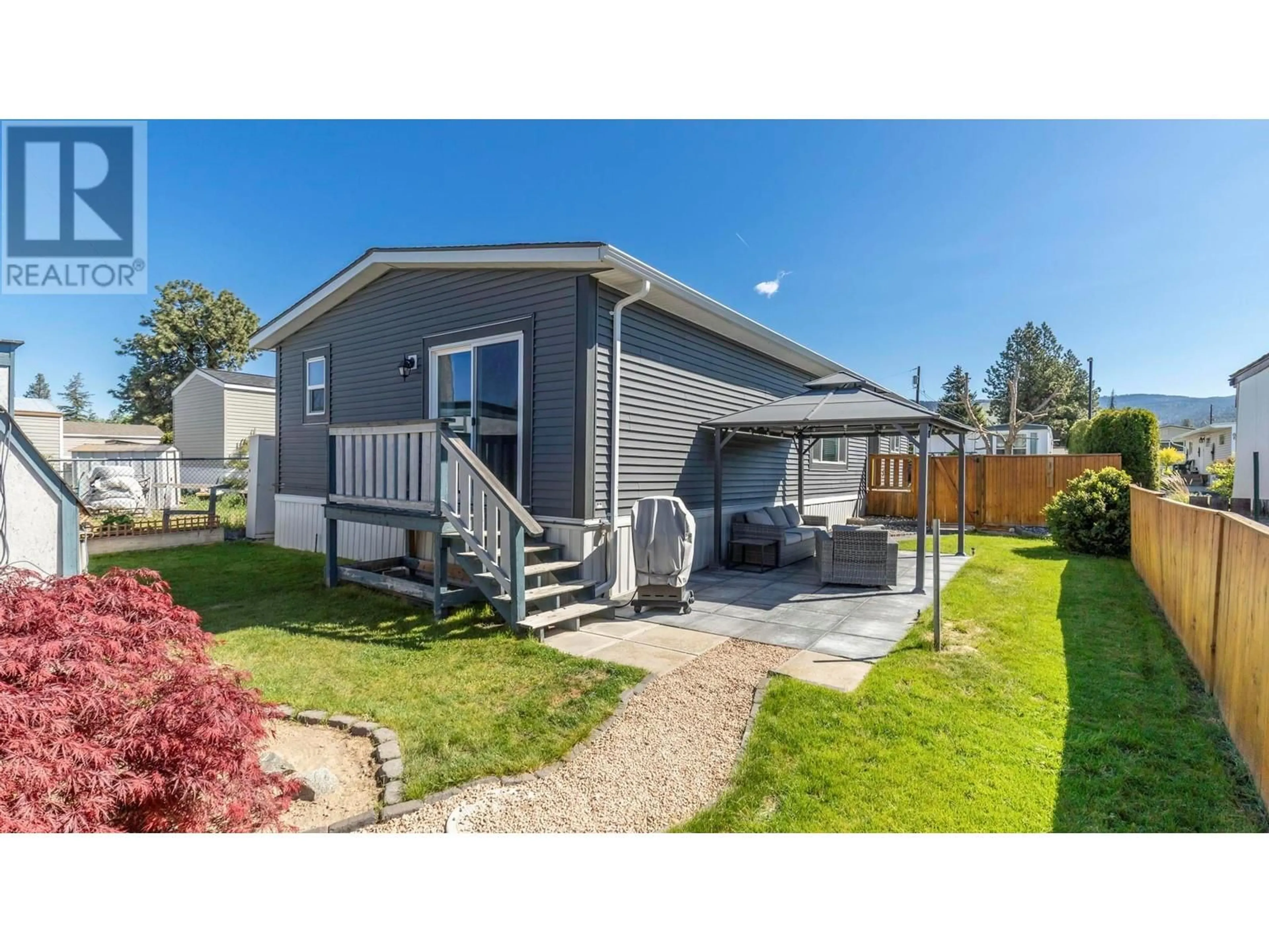 Home with vinyl exterior material, street for 76 - 9020 JIM BAILEY ROAD, Kelowna British Columbia V4V1E5