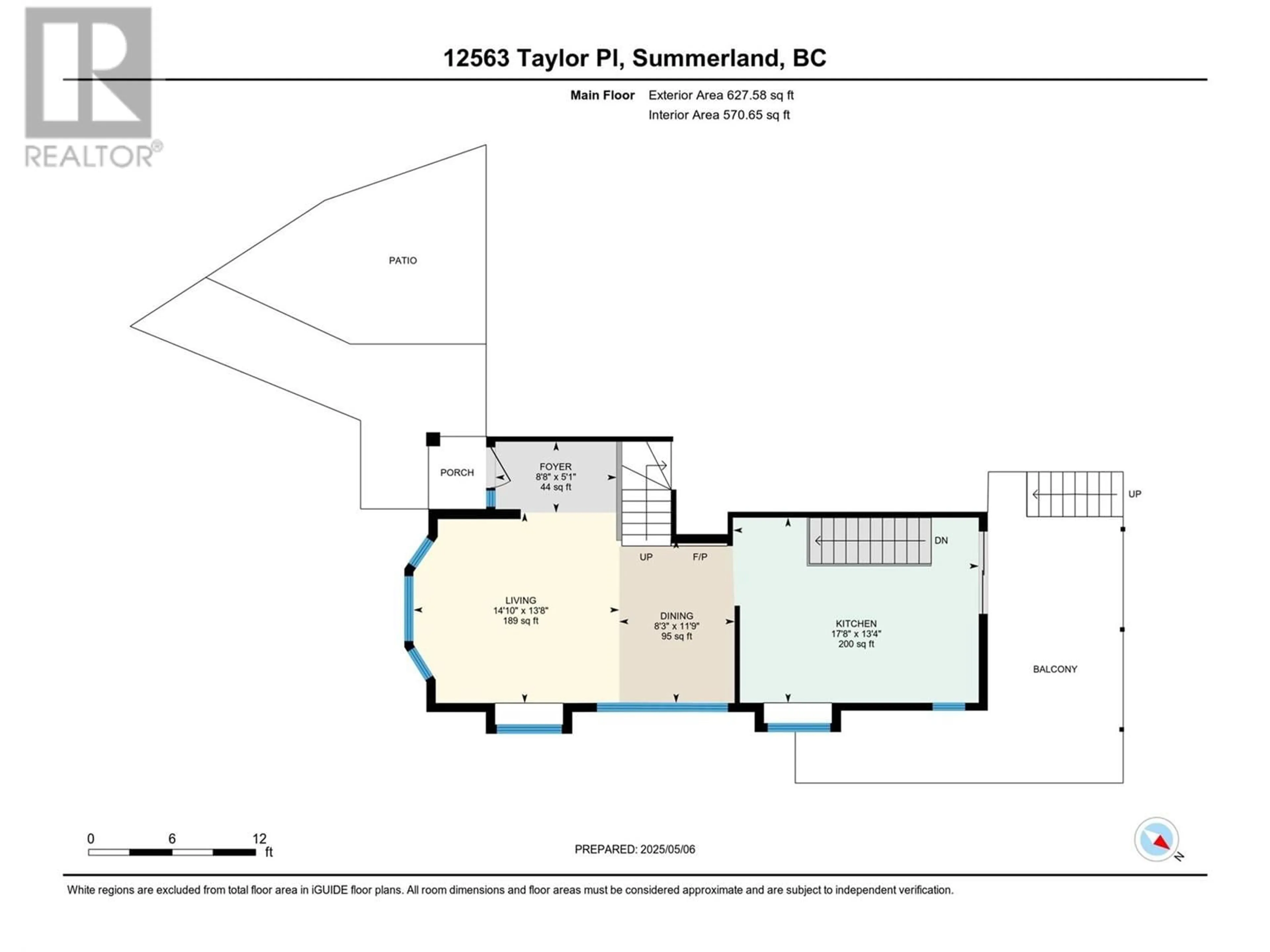 Floor plan for 12563 TAYLOR PLACE, Summerland British Columbia V0H1Z8