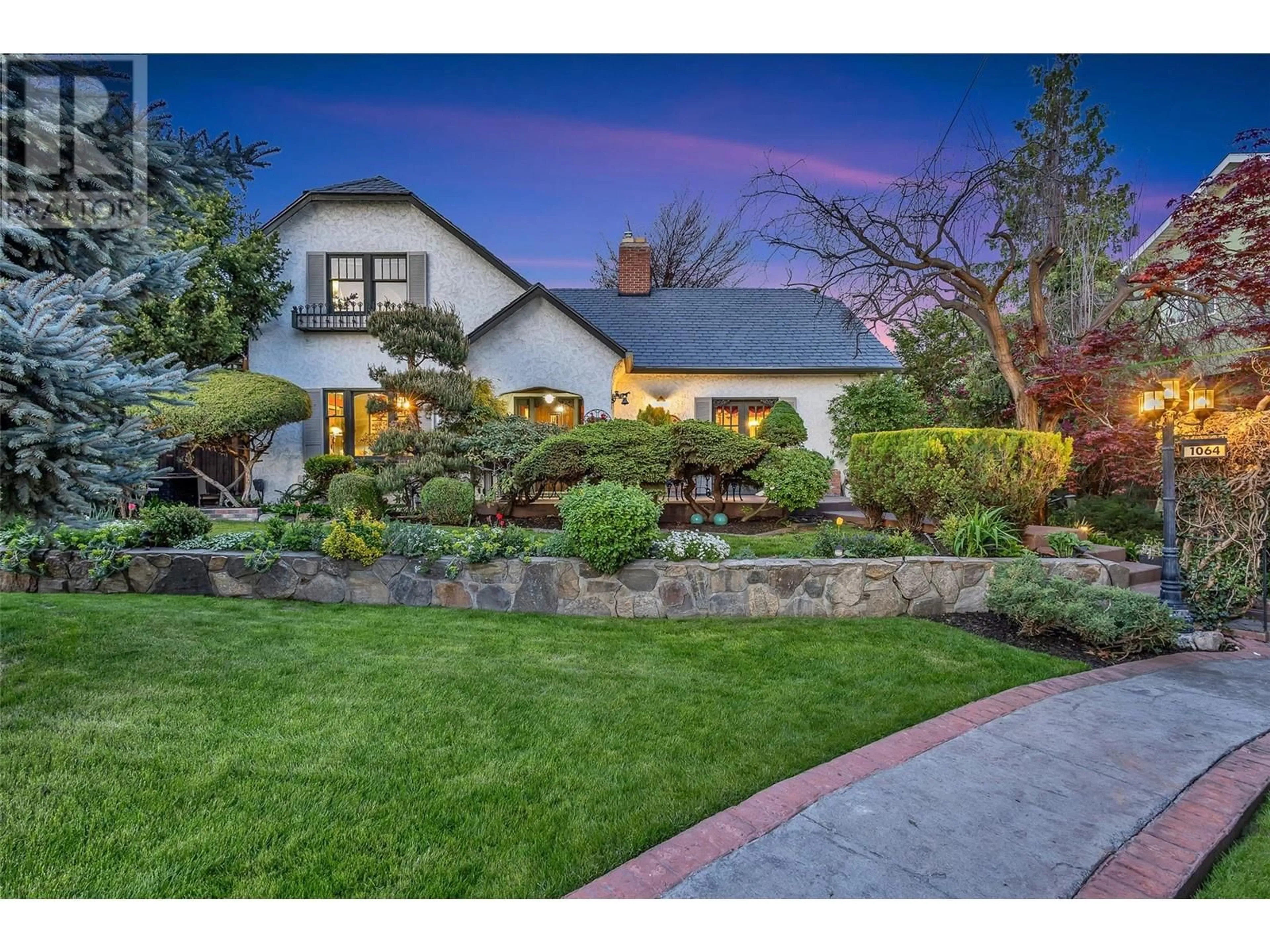 Home with brick exterior material, street for 1064 FAIRVIEW ROAD, Penticton British Columbia V2A5Z2