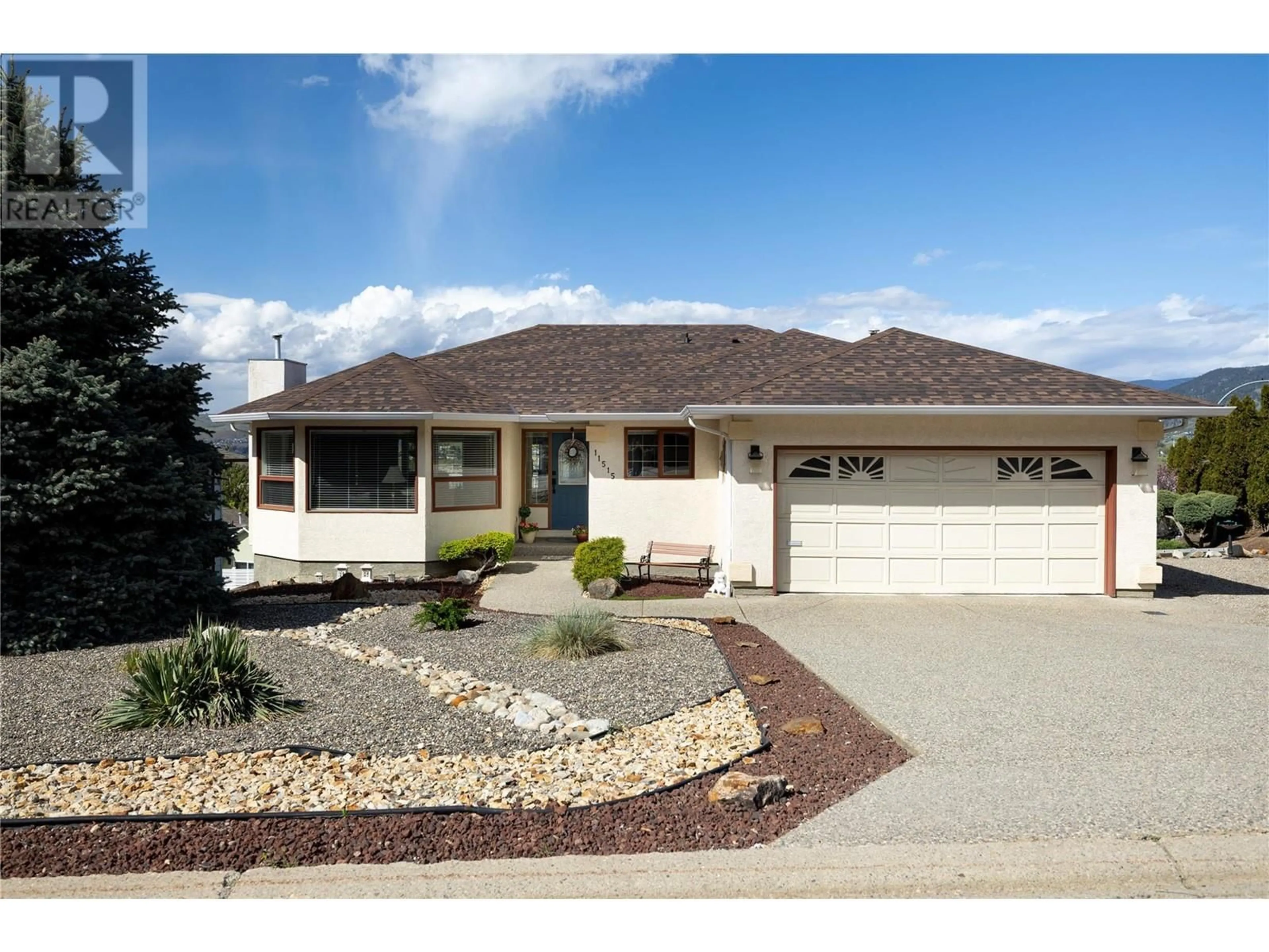 Home with vinyl exterior material, street for 11515 PALFREY DRIVE WEST, Coldstream British Columbia V1B2E4