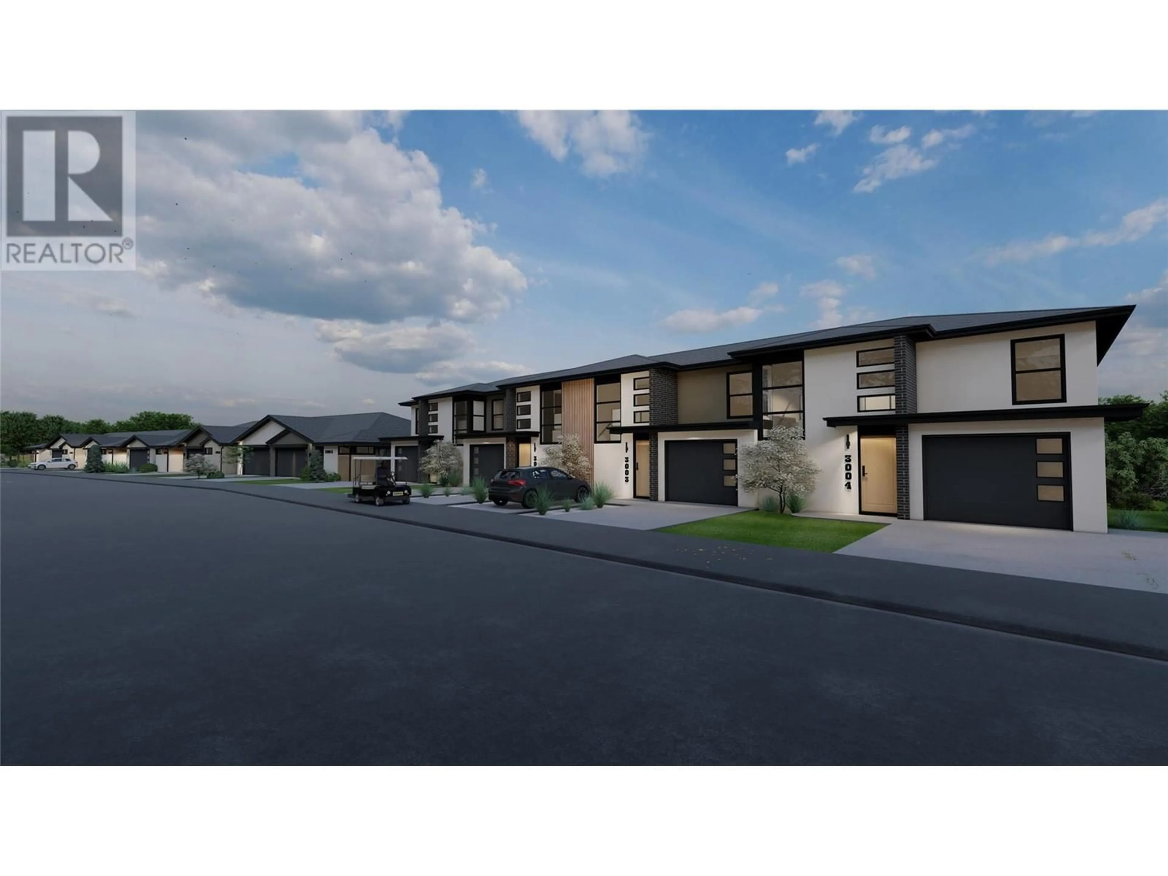 A pic from outside/outdoor area/front of a property/back of a property/a pic from drone, street for 5026 SUN RIVERS DRIVE, Kamloops British Columbia V2H0E7