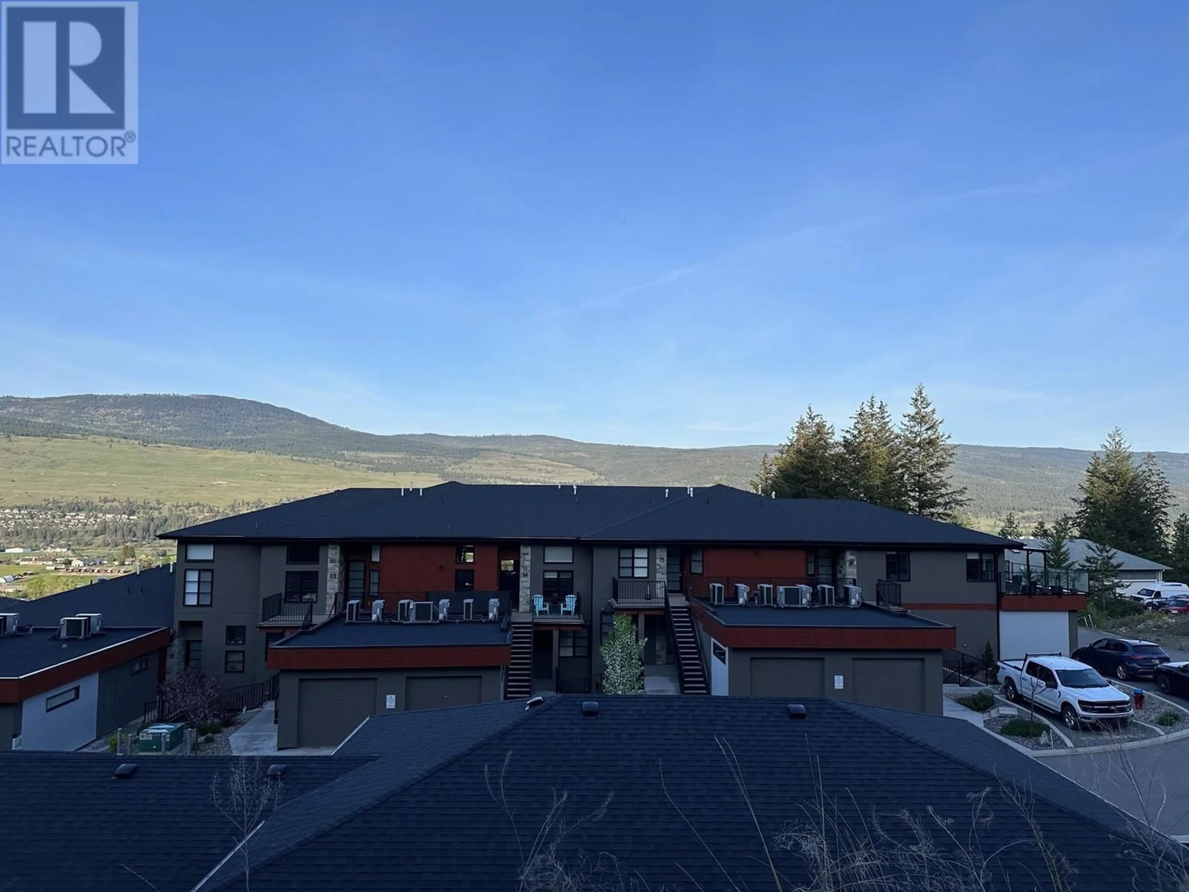 A pic from outside/outdoor area/front of a property/back of a property/a pic from drone, mountain view for 14 - 9700 SANTINA ROAD, Lake Country British Columbia V4V0B1