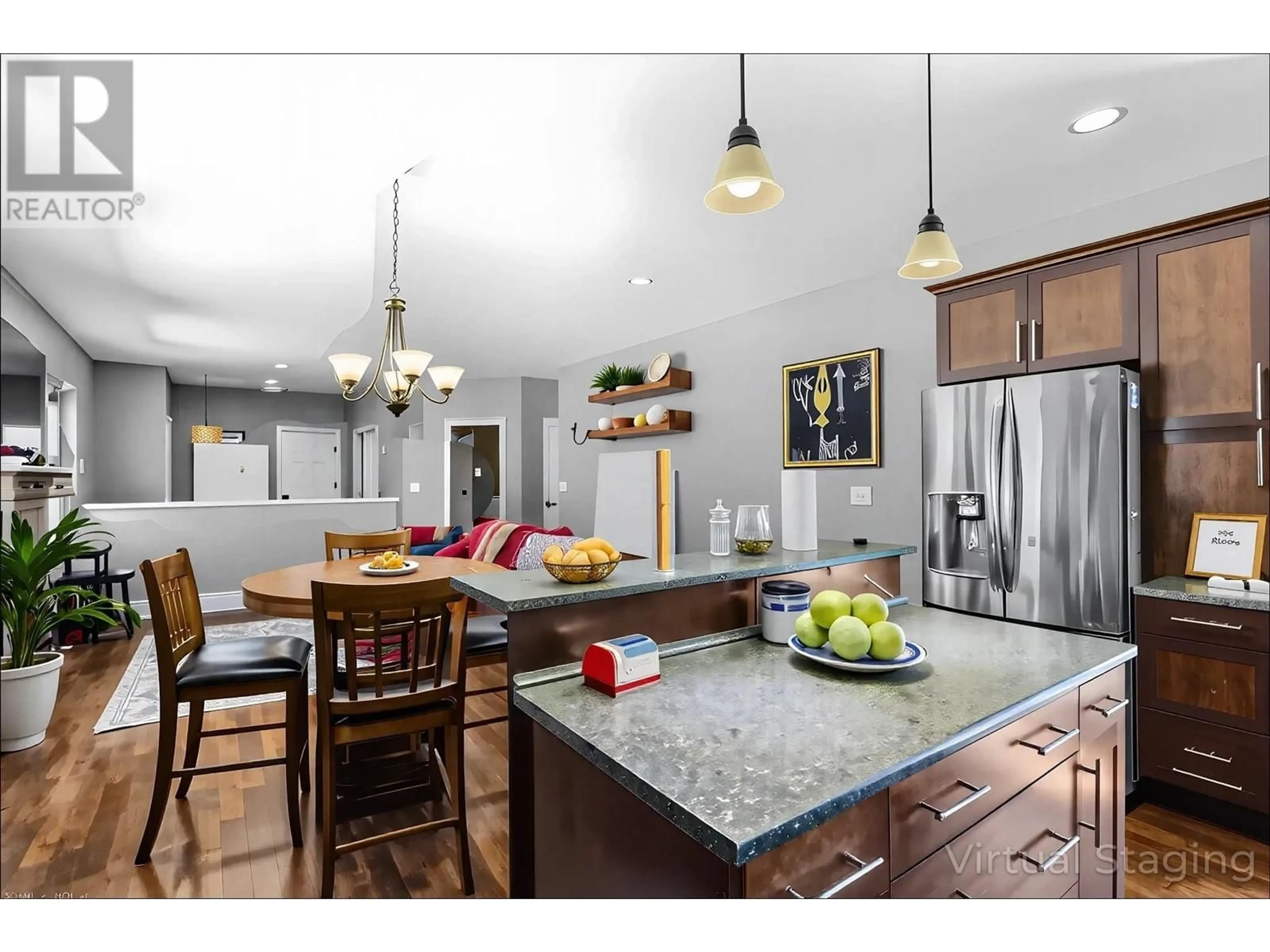 Open concept kitchen, unknown for 1848 FOXTAIL DRIVE, Kamloops British Columbia V1S0A4