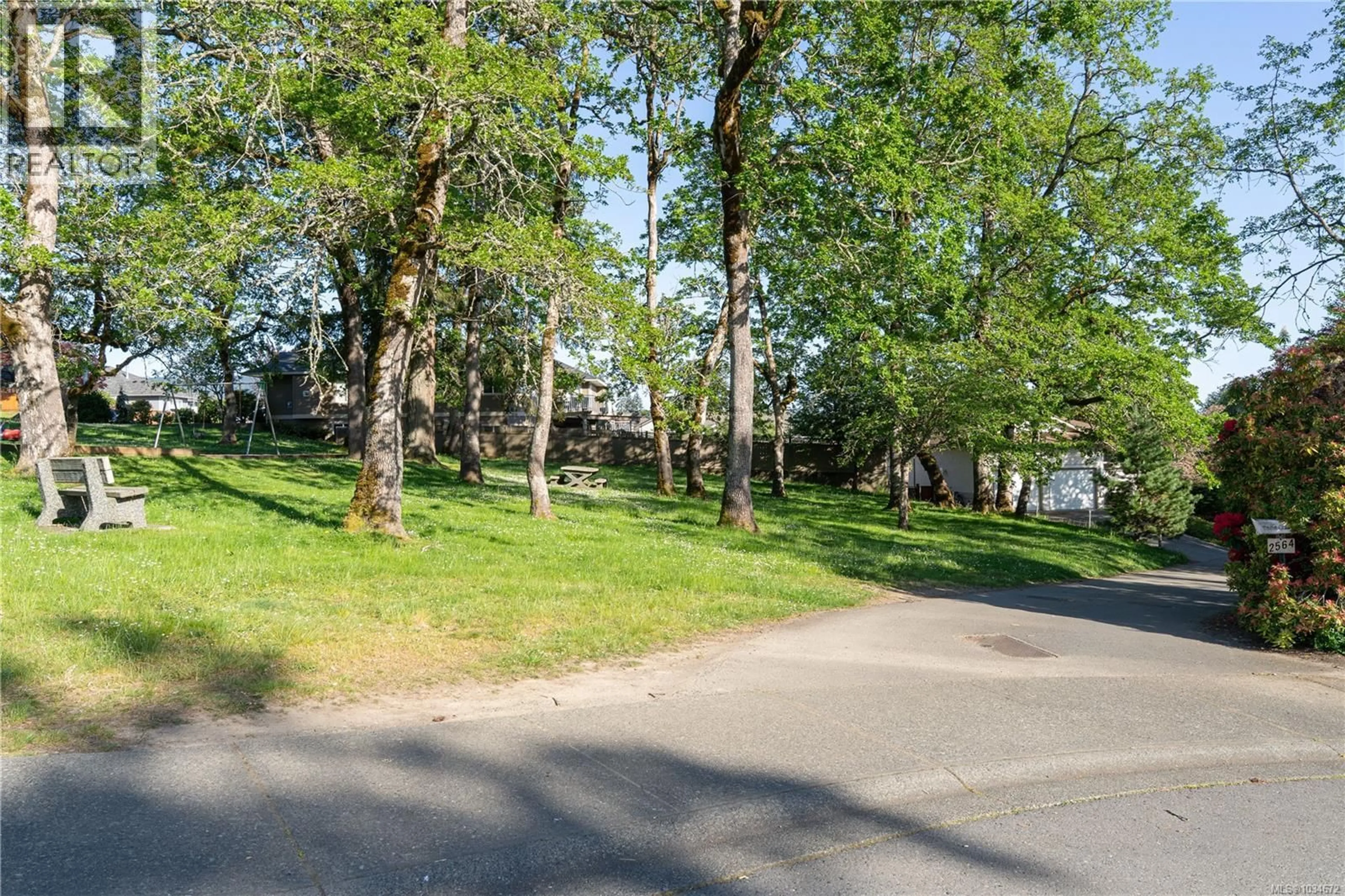 A pic from outside/outdoor area/front of a property/back of a property/a pic from drone, forest/trees view for 2564 LARKSPUR DRIVE, Duncan British Columbia V9L5G8