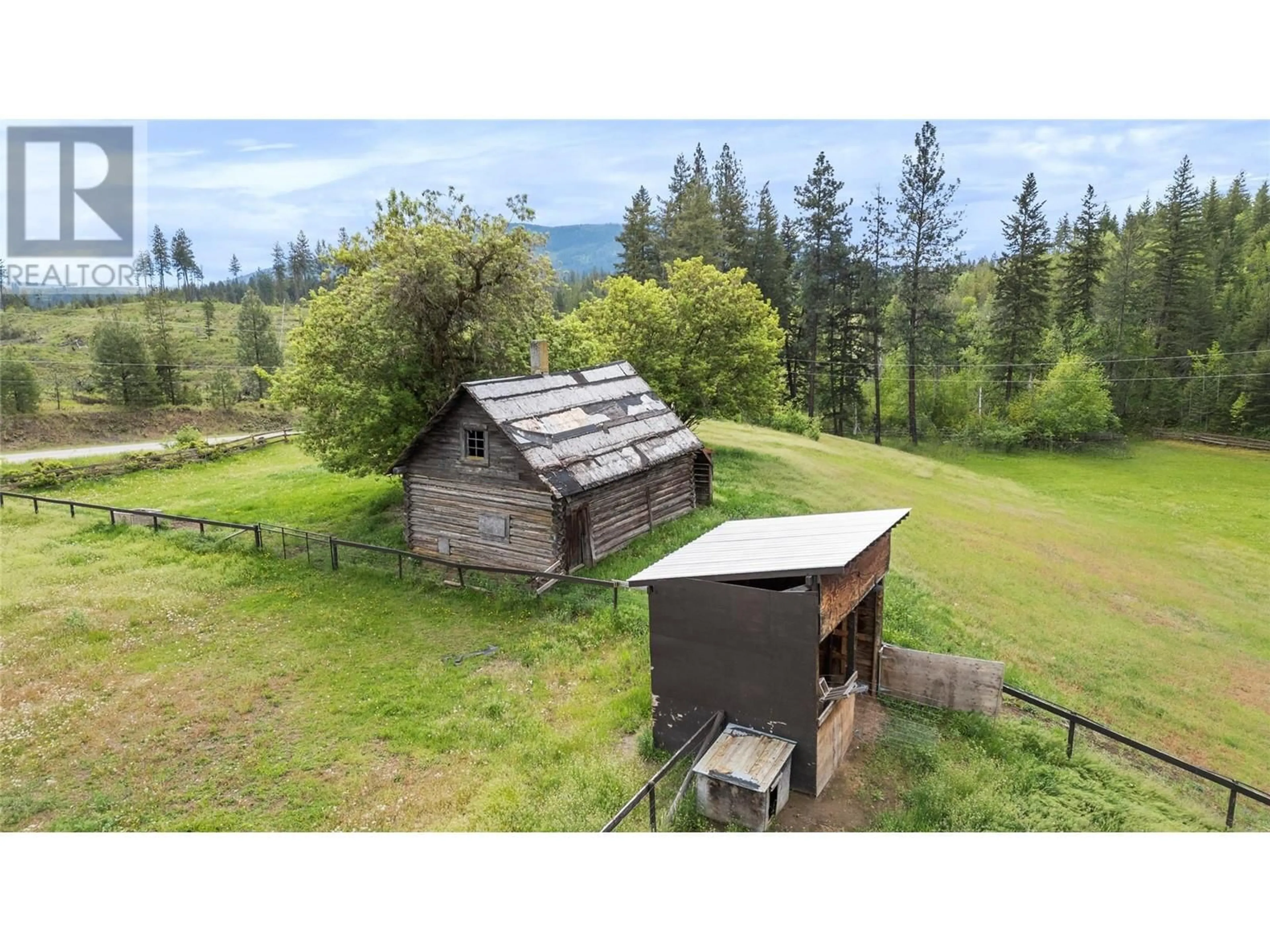 A pic from outside/outdoor area/front of a property/back of a property/a pic from drone, mountain view for 3068 YANKEE FLATS ROAD, Salmon Arm British Columbia V1E3K6