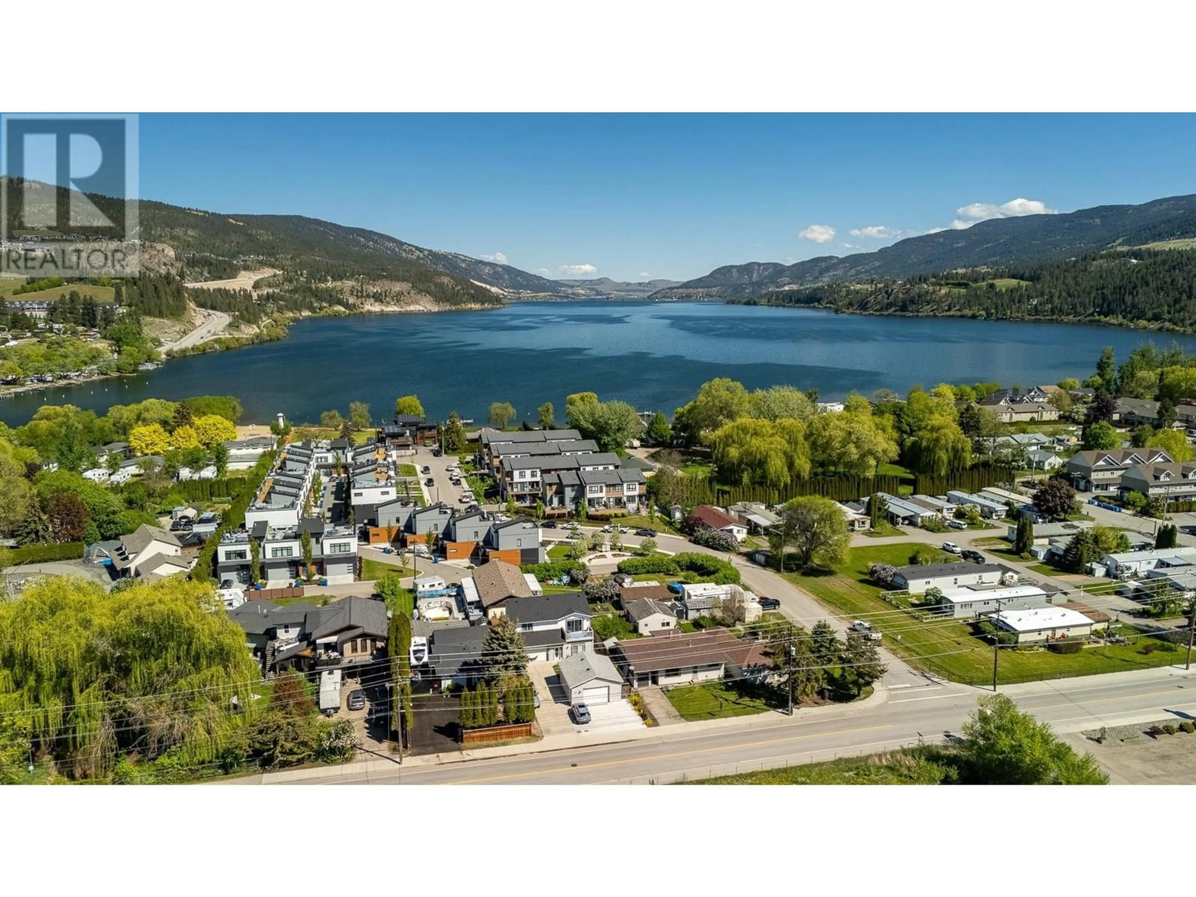 A pic from outside/outdoor area/front of a property/back of a property/a pic from drone, water/lake/river/ocean view for 3120 WOODSDALE ROAD, Lake Country British Columbia V4V2K3