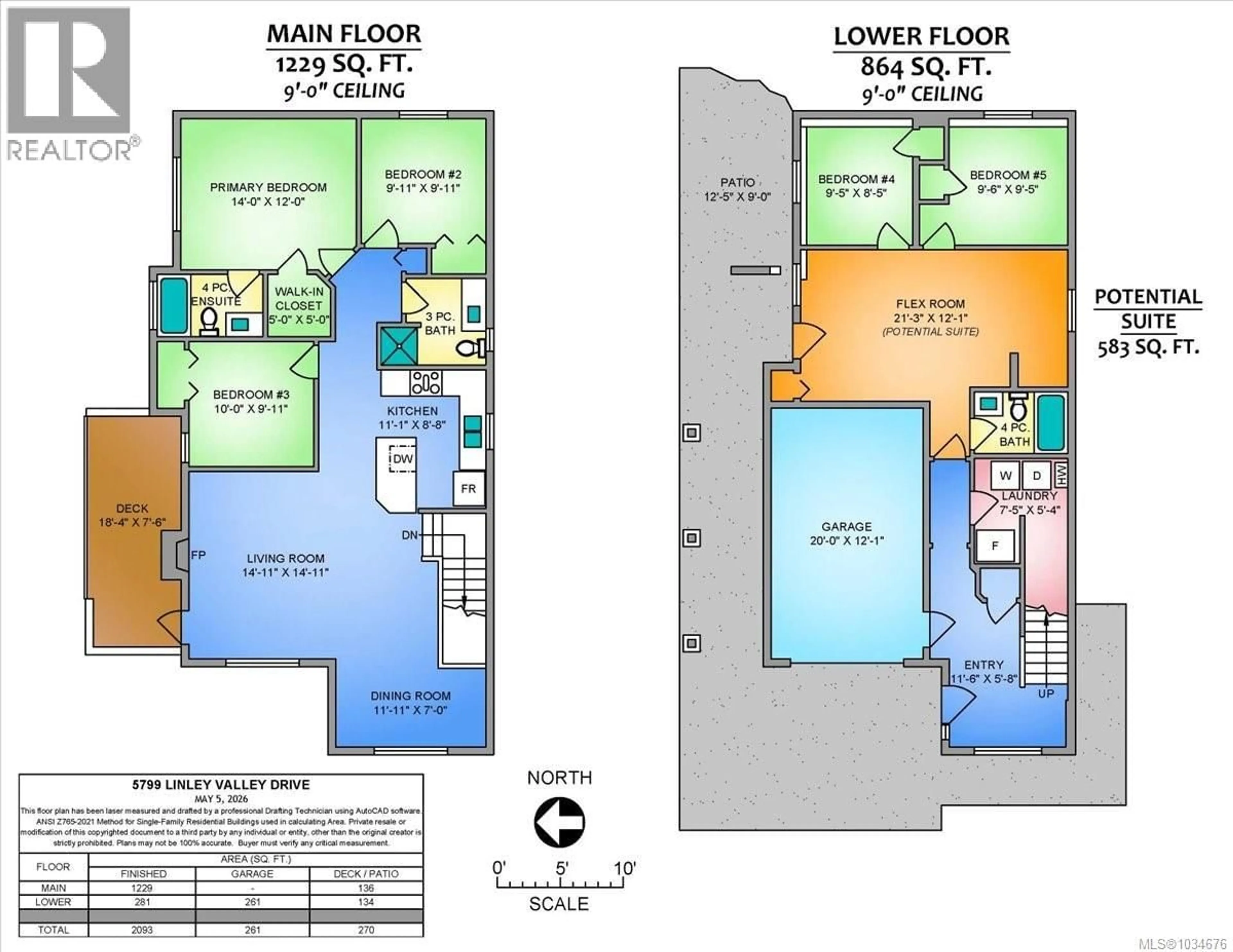 Floor plan for 5799 LINLEY VALLEY DRIVE, Nanaimo British Columbia V9T0G6