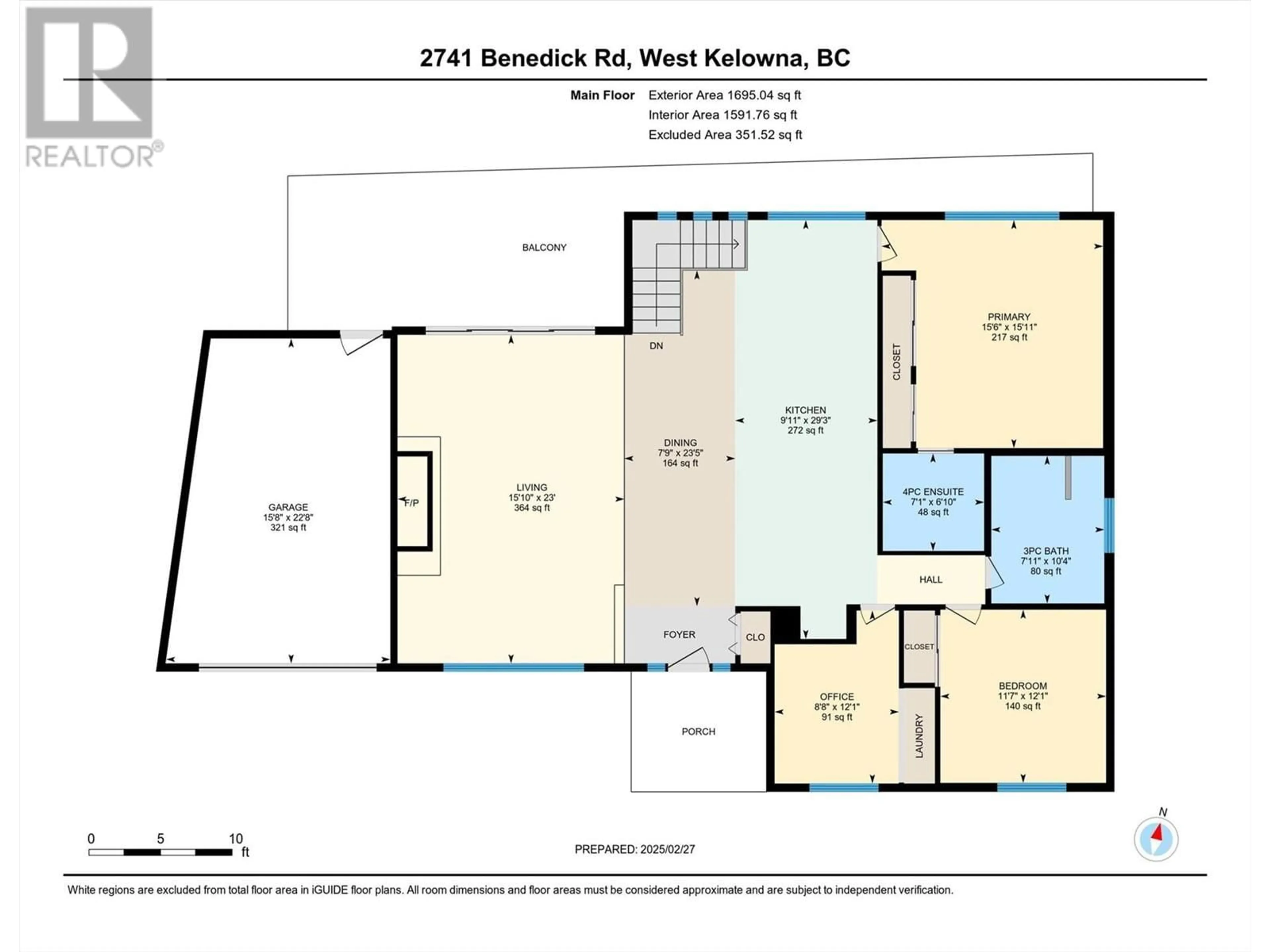Floor plan for 2741 BENEDICK ROAD, West Kelowna British Columbia V1Z1V1