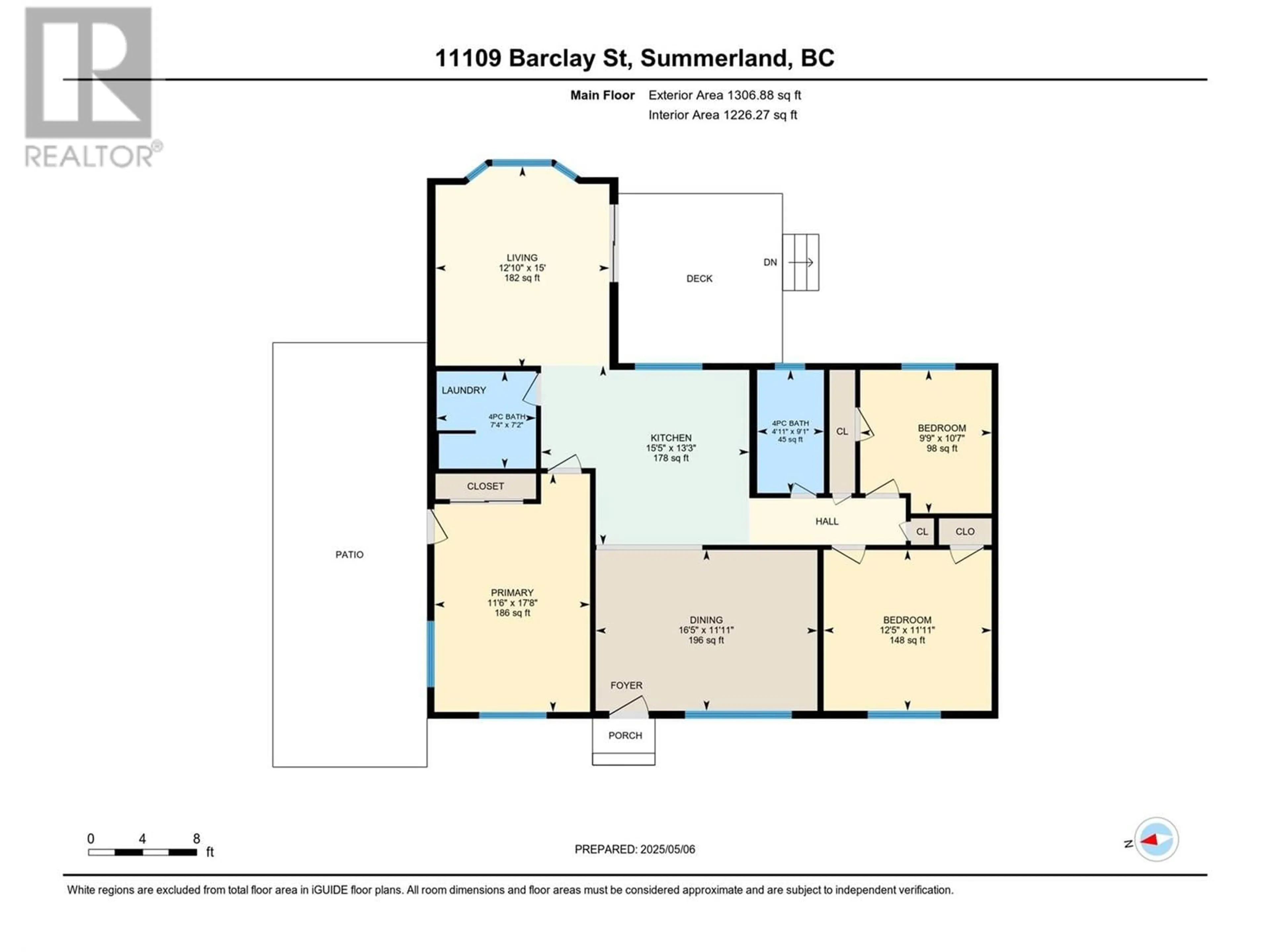 Floor plan for 11109 BARCLAY STREET, Summerland British Columbia V0H1Z0