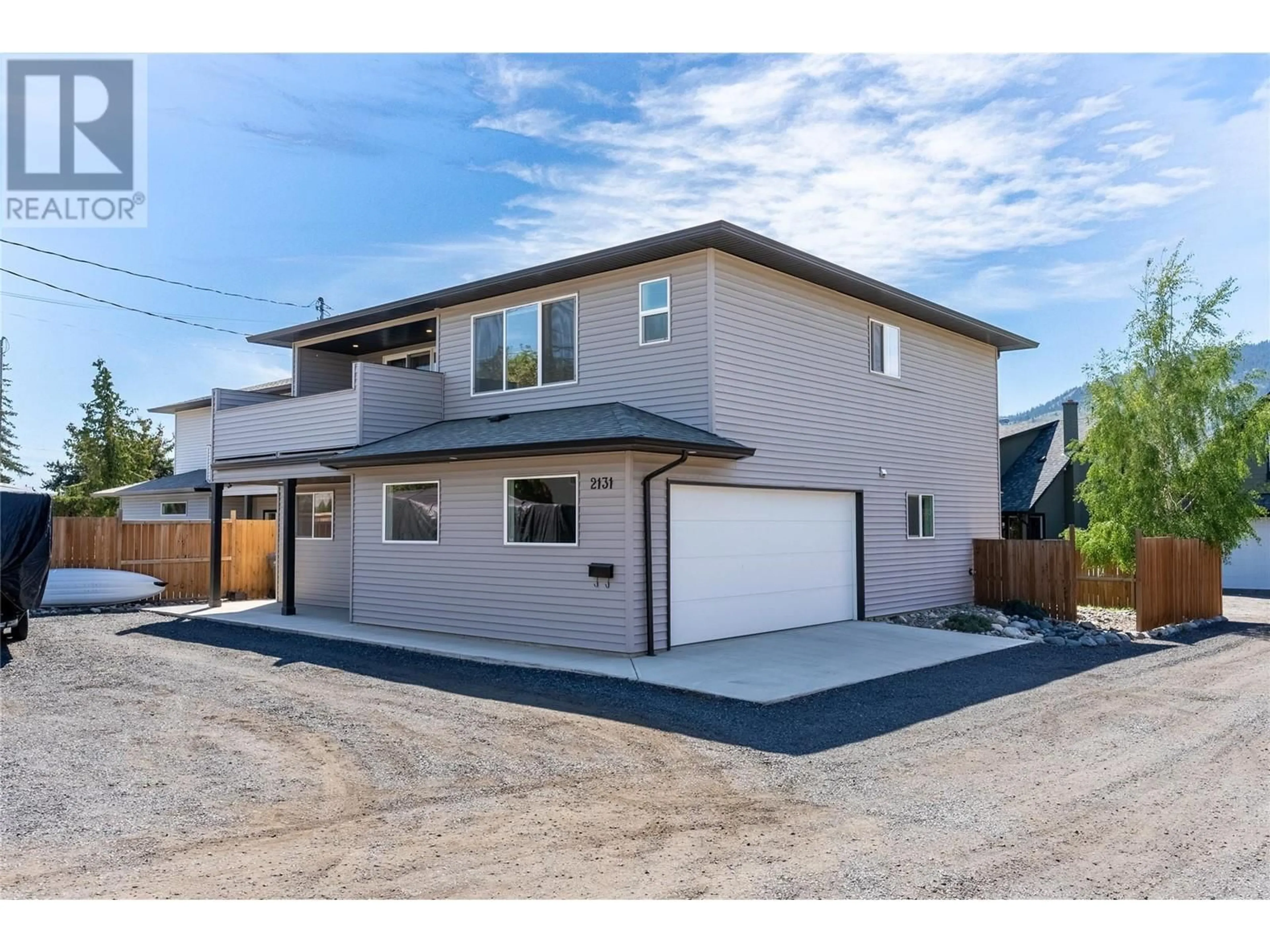 Home with vinyl exterior material, street for 2131 TRANQUILLE ROAD, Kamloops British Columbia v2b3m9
