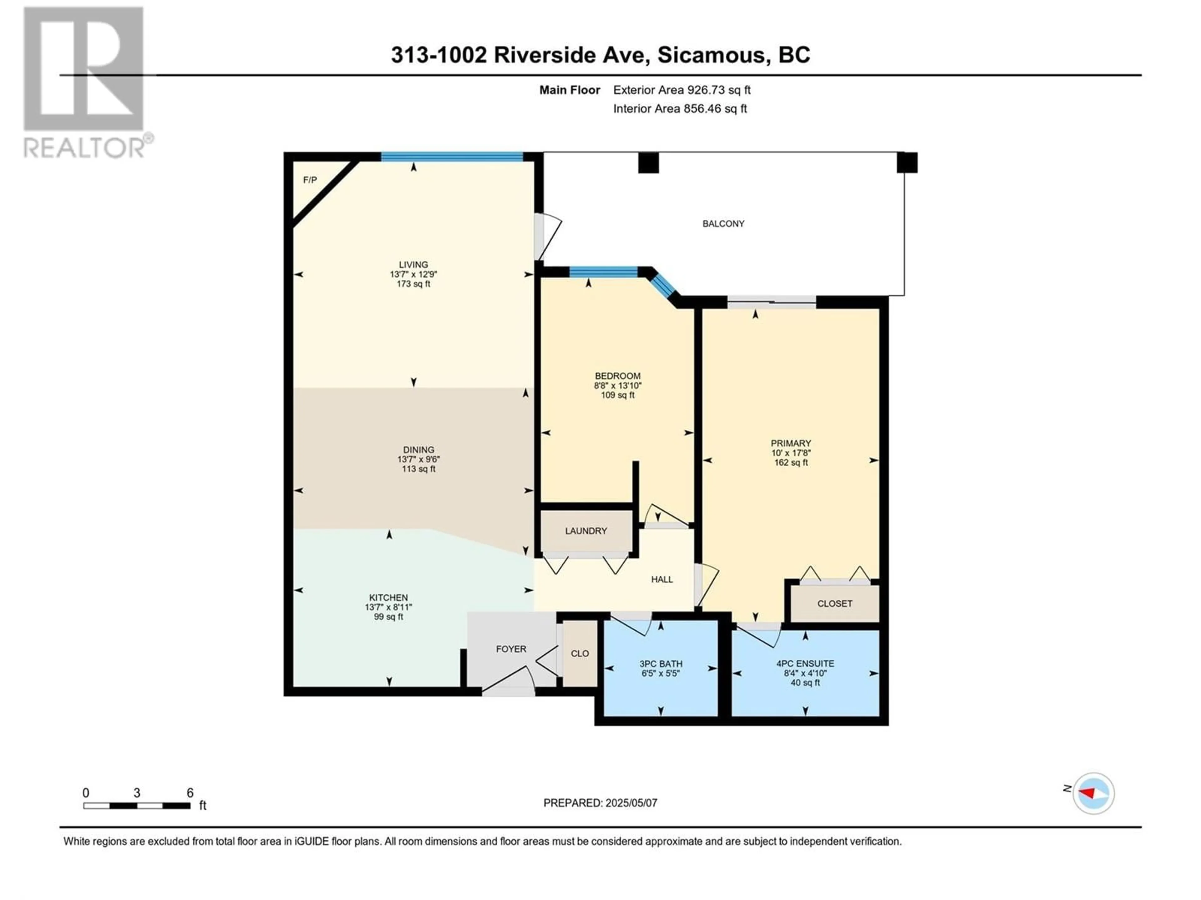 Floor plan for 313 - 1002 RIVERSIDE AVENUE, Sicamous British Columbia V0E2V1