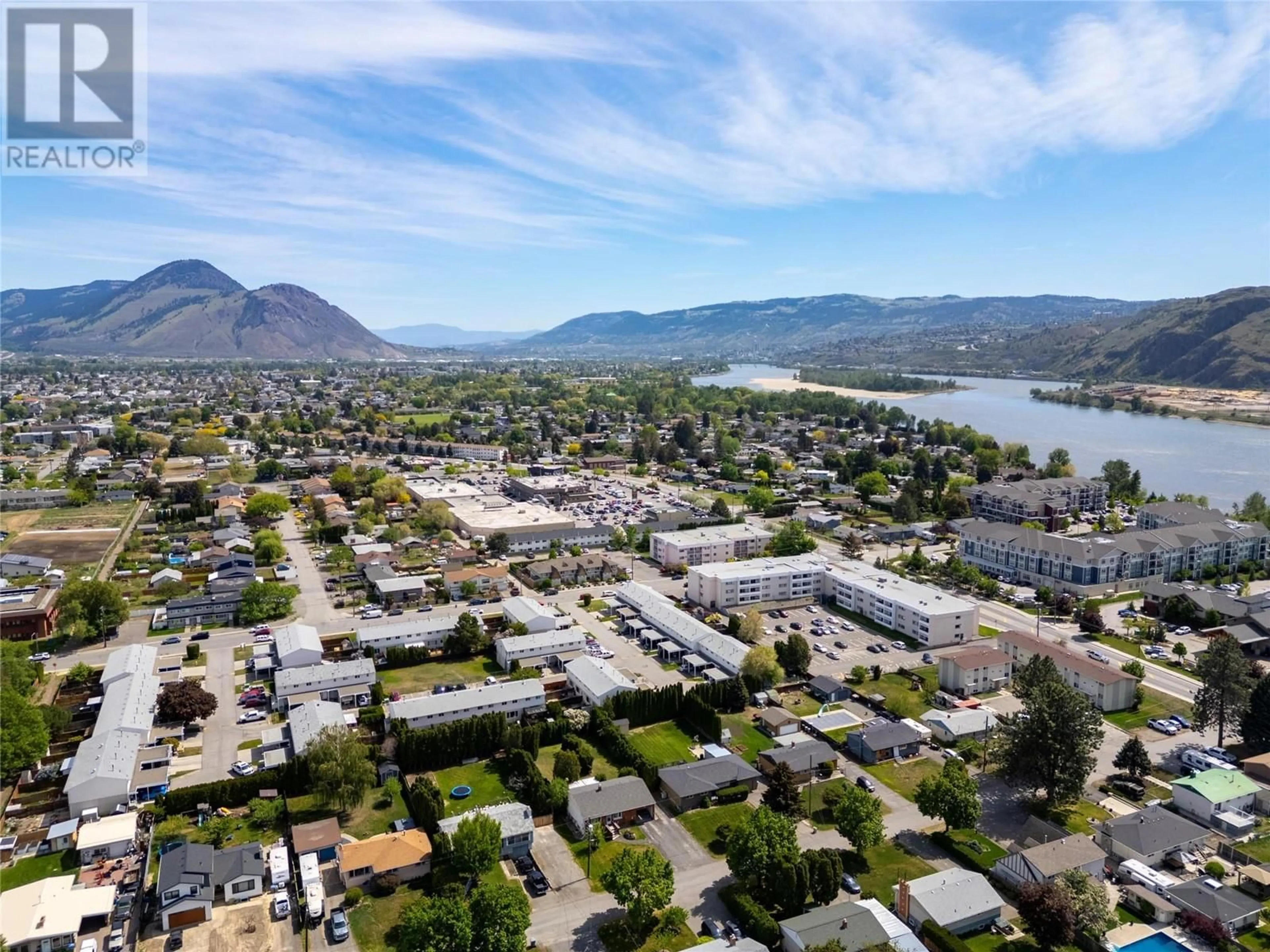 A pic from outside/outdoor area/front of a property/back of a property/a pic from drone, mountain view for 35 - 1900 TRANQUILLE ROAD, Kamloops British Columbia v2b7v1