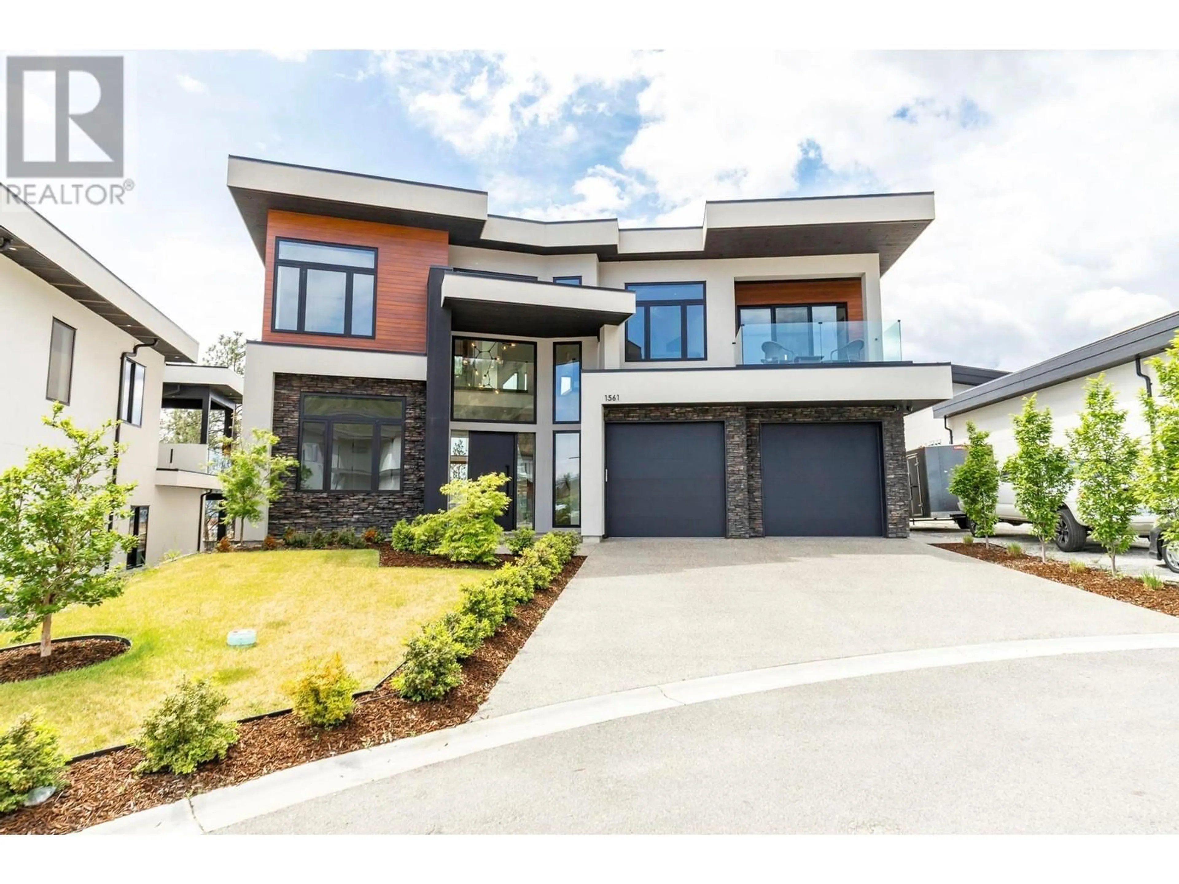 Home with brick exterior material, street for 1561 CABERNET COURT, West Kelowna British Columbia V4T3B5