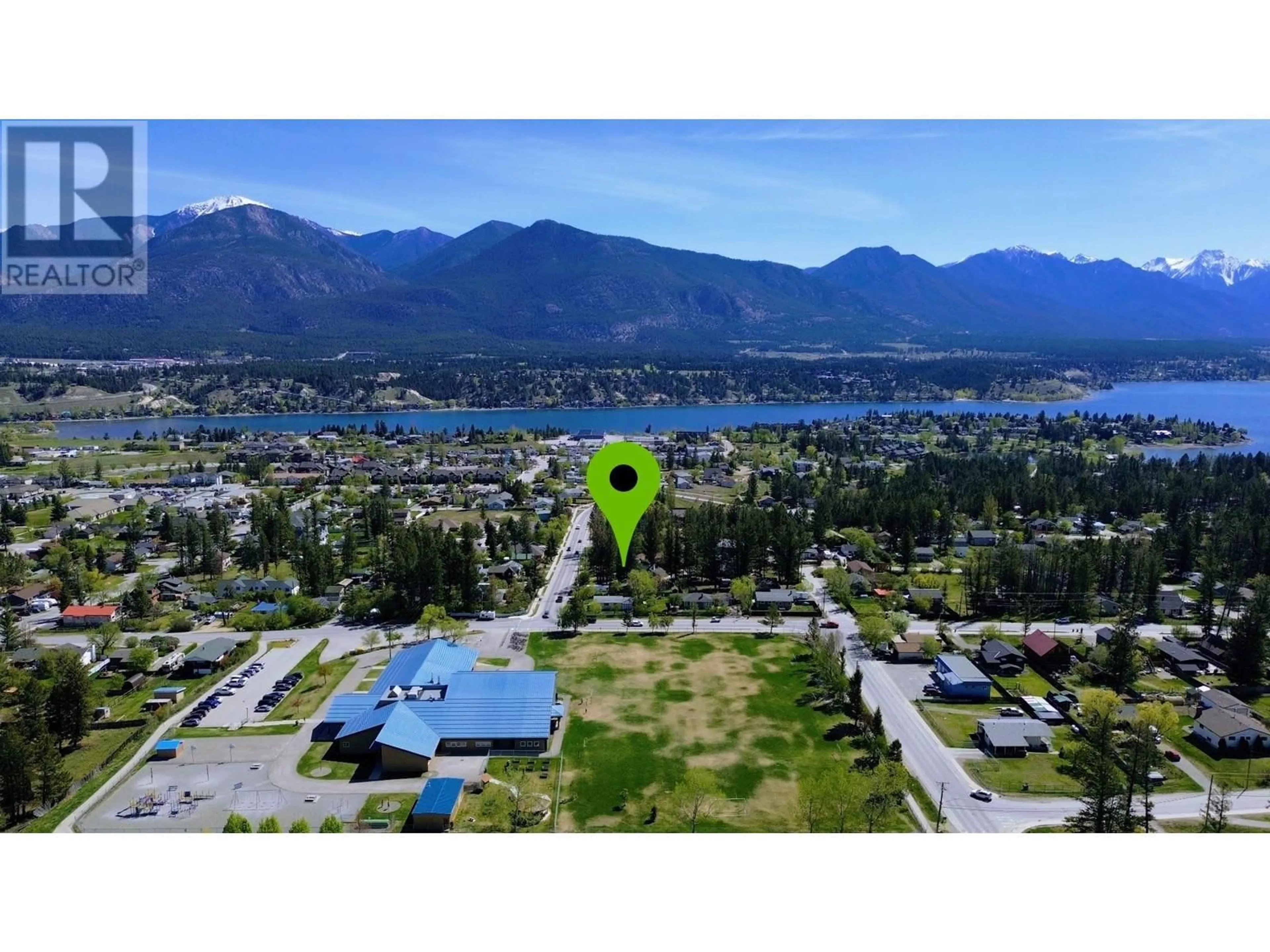 A pic from outside/outdoor area/front of a property/back of a property/a pic from drone, mountain view for 1229 13TH STREET, Invermere British Columbia V0A1K0