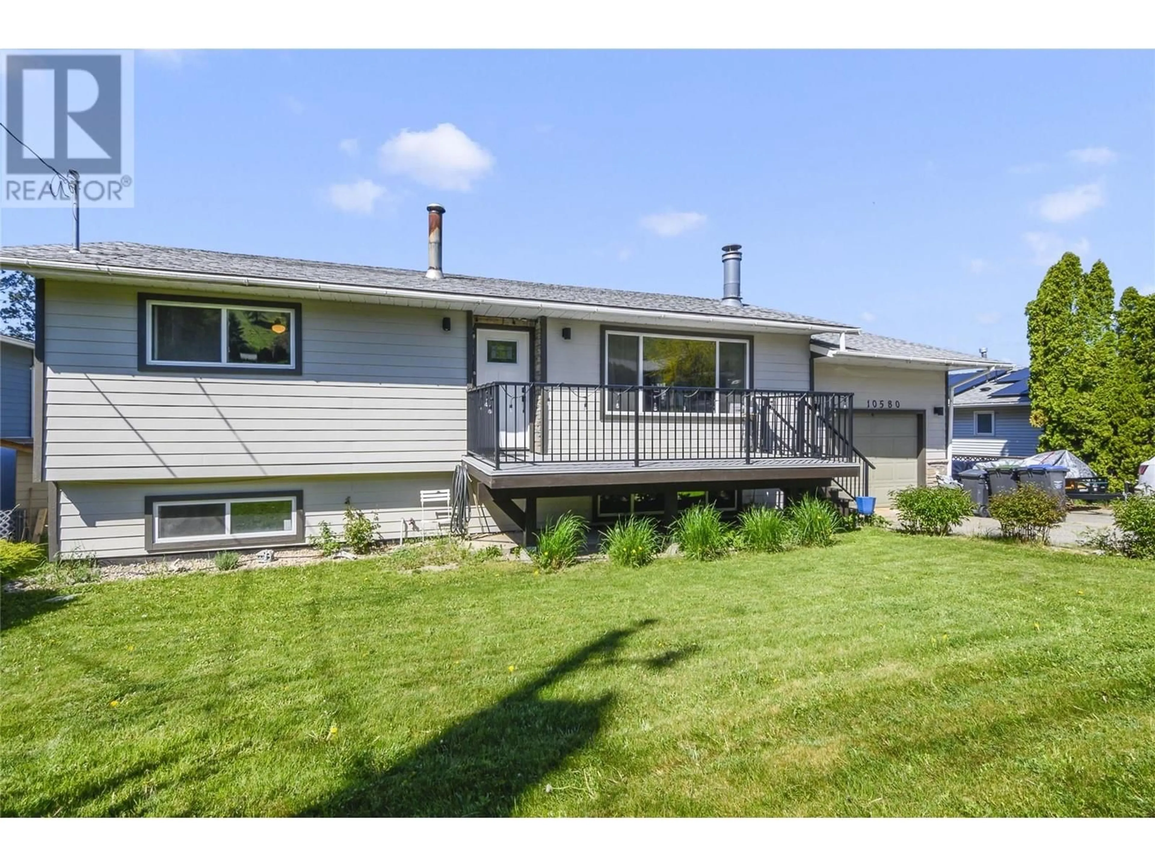Home with vinyl exterior material, street for 10580 TERESA ROAD, Lake Country British Columbia V4V1V1