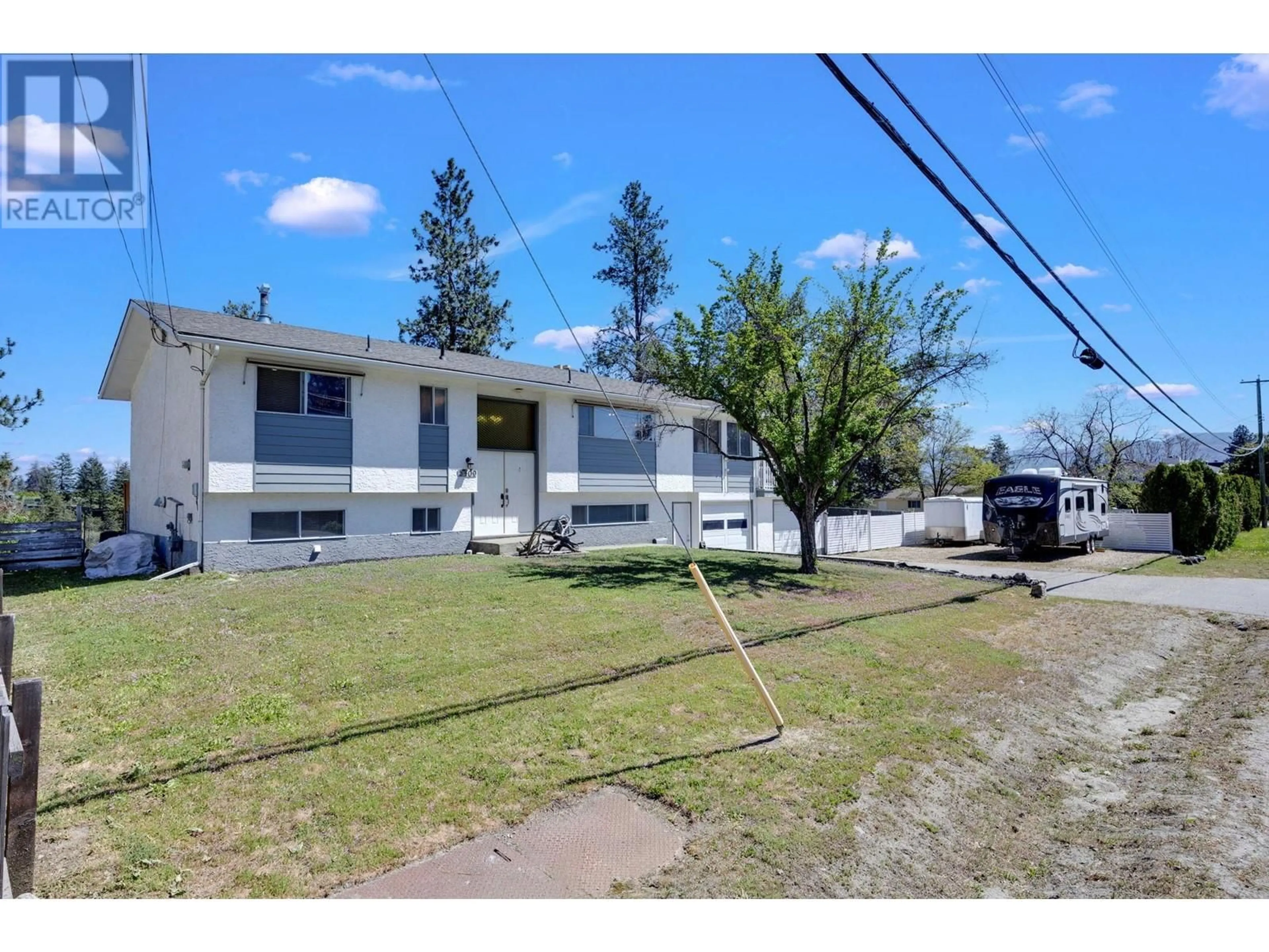 A pic from outside/outdoor area/front of a property/back of a property/a pic from drone, street for 3409 WEBBER ROAD, West Kelowna British Columbia V4T1H2