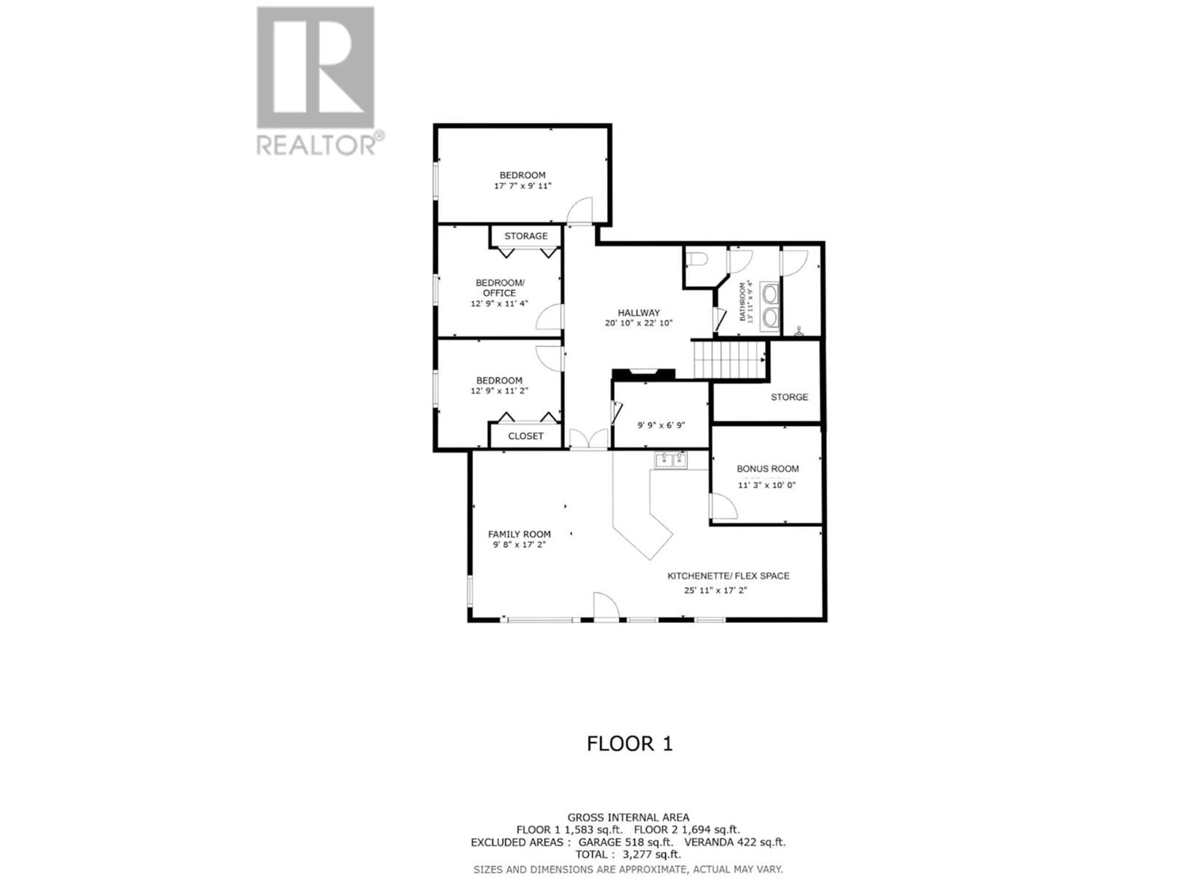 Floor plan for 315 CANYON STREET, Creston British Columbia V0B1G3