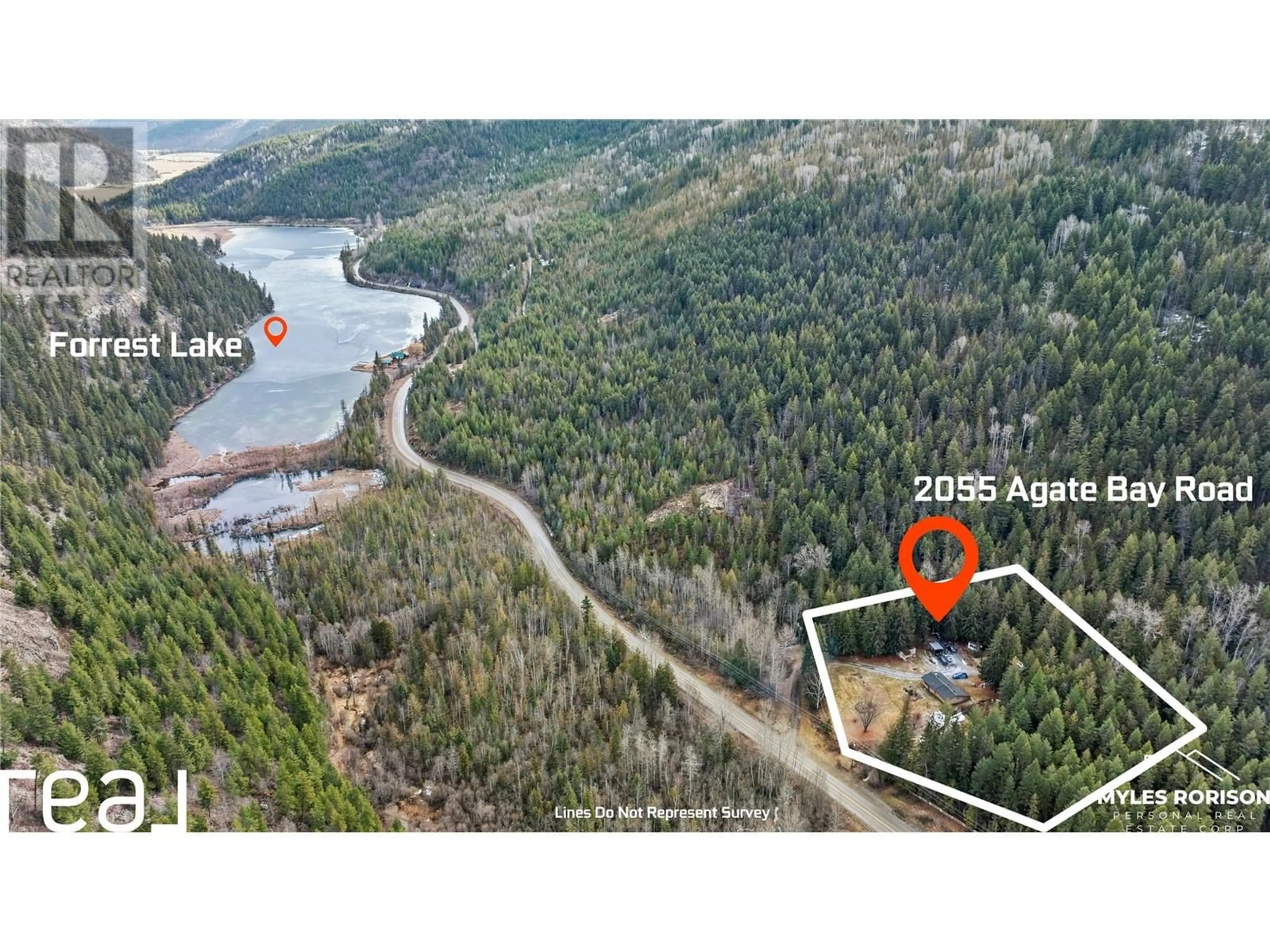 Picture of a map for 2055 AGATE BAY ROAD, Barriere British Columbia V0E2E0