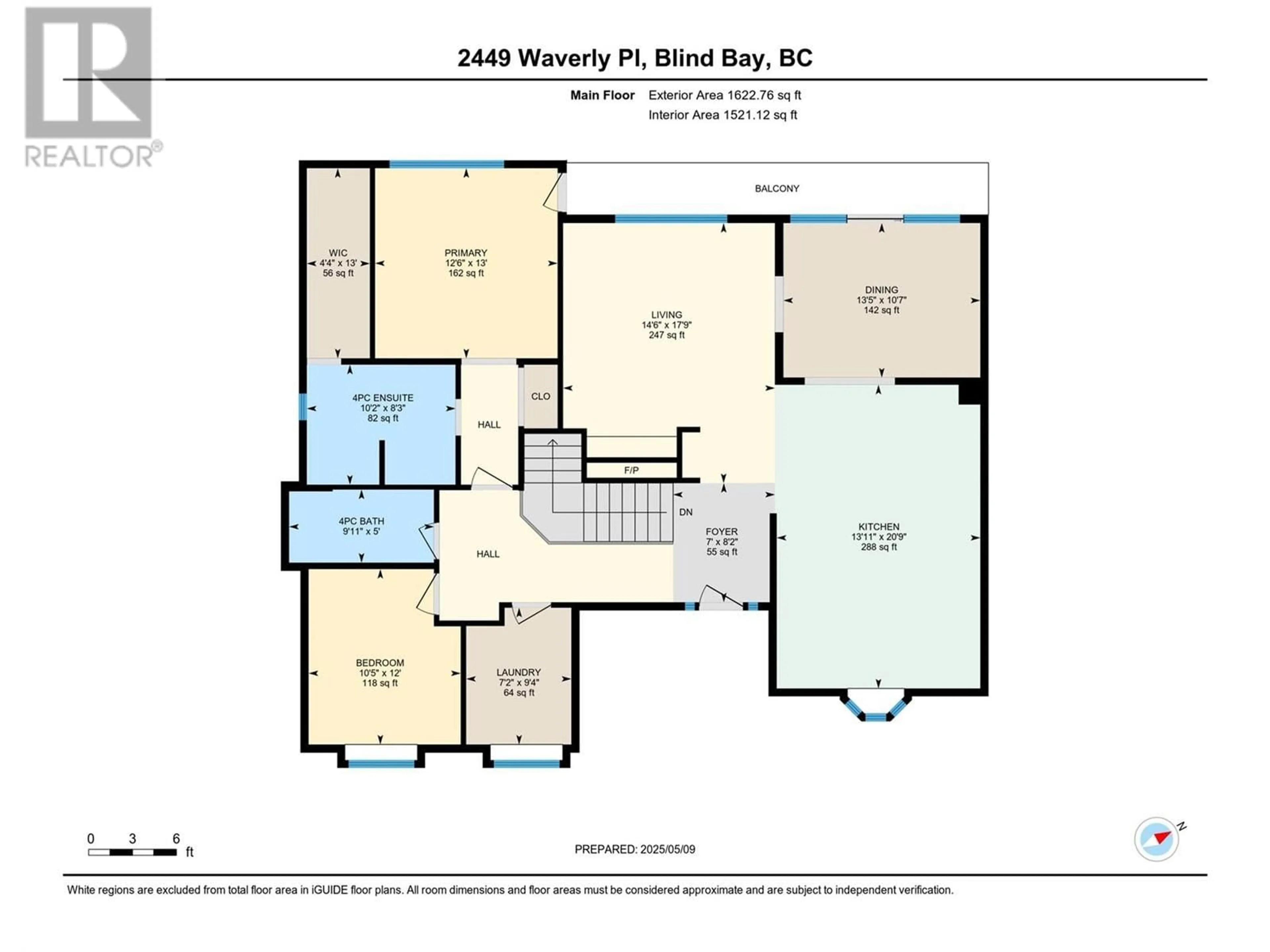Floor plan for 2449 WAVERLY PLACE, Blind Bay British Columbia V0E1H2