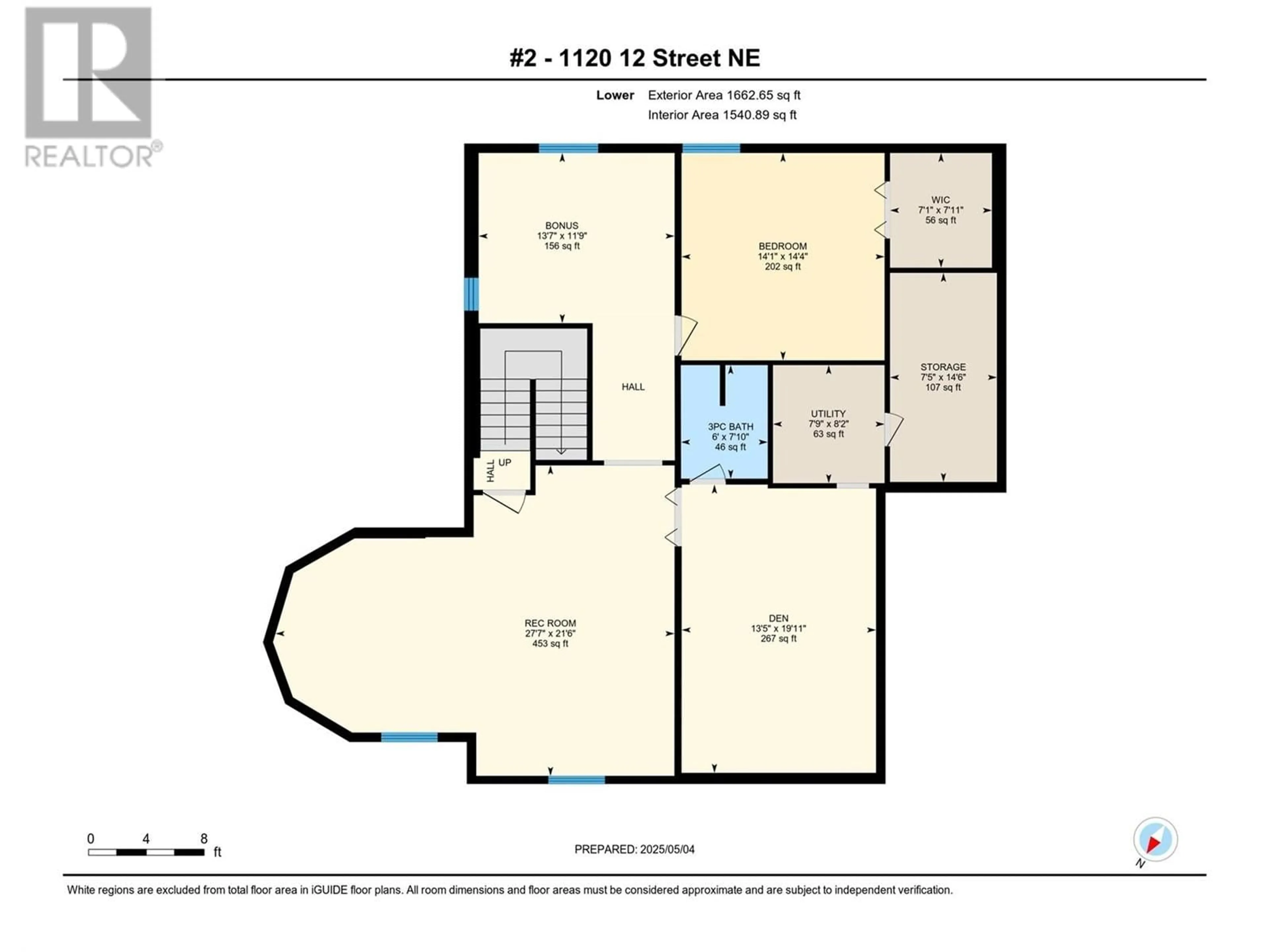 Floor plan for 2 - 1120 12 STREET NORTHEAST, Salmon Arm British Columbia V1E1B8