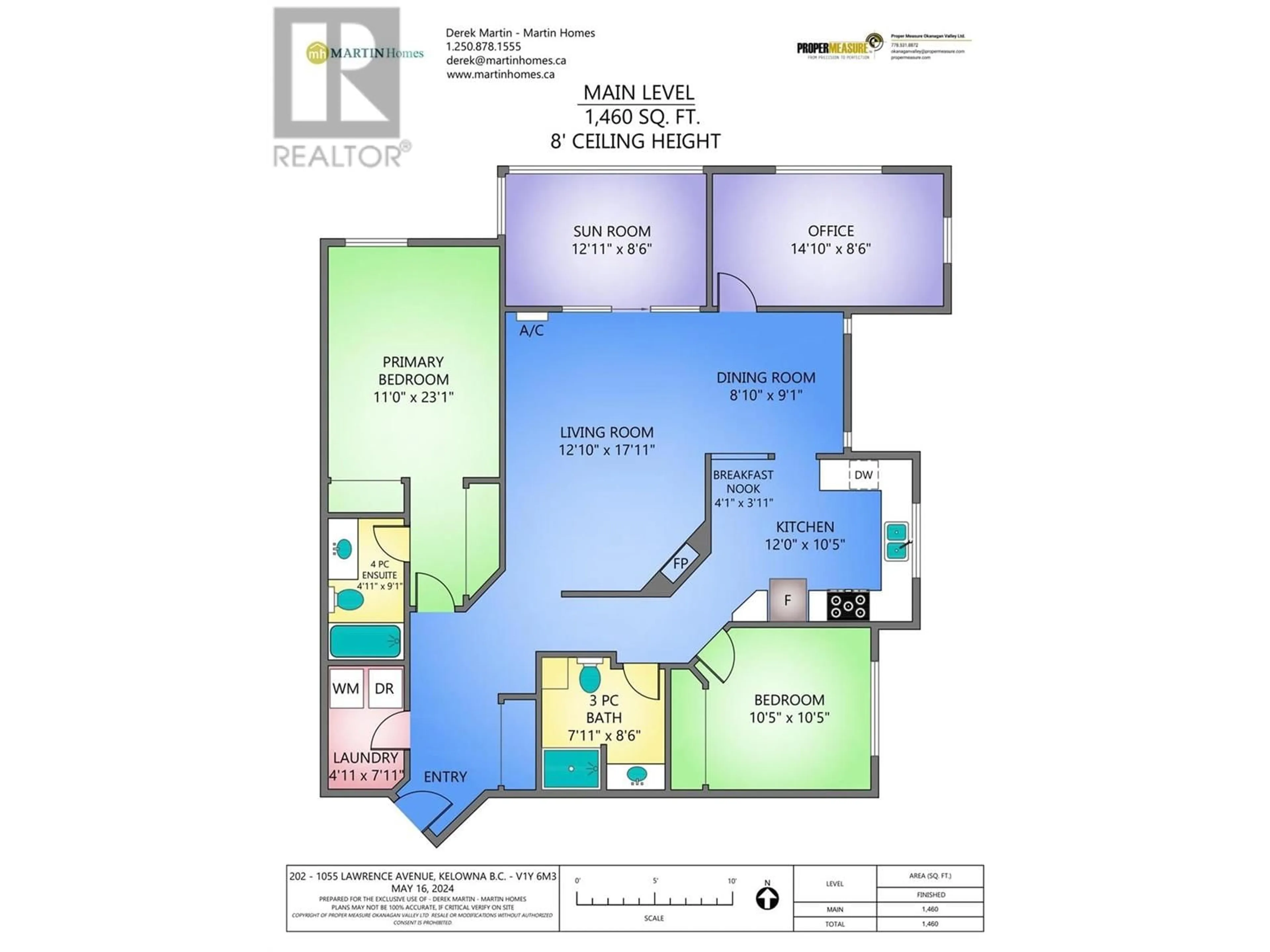 Floor plan for 202 - 1055 LAWRENCE AVENUE, Kelowna British Columbia V1Y6M3
