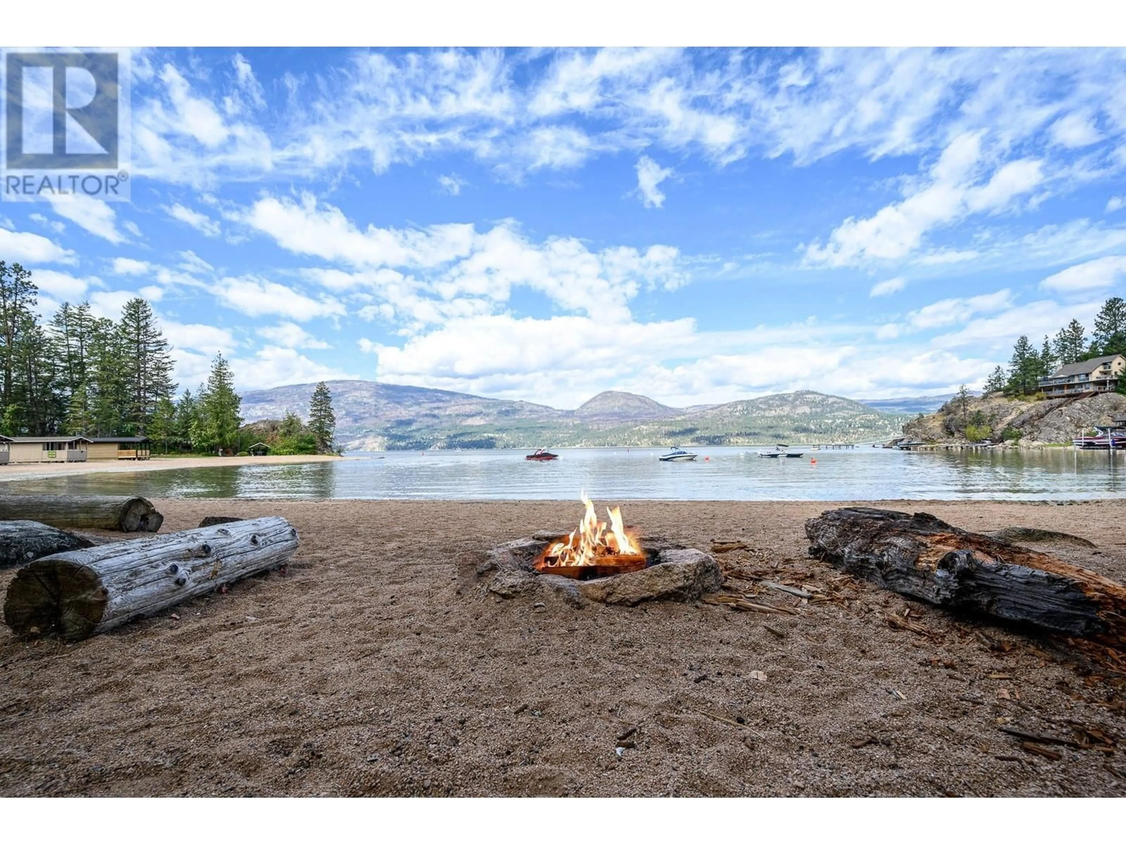 Patio, water/lake/river/ocean view for 9722 CAMERON ROAD, Vernon British Columbia V1H1K9