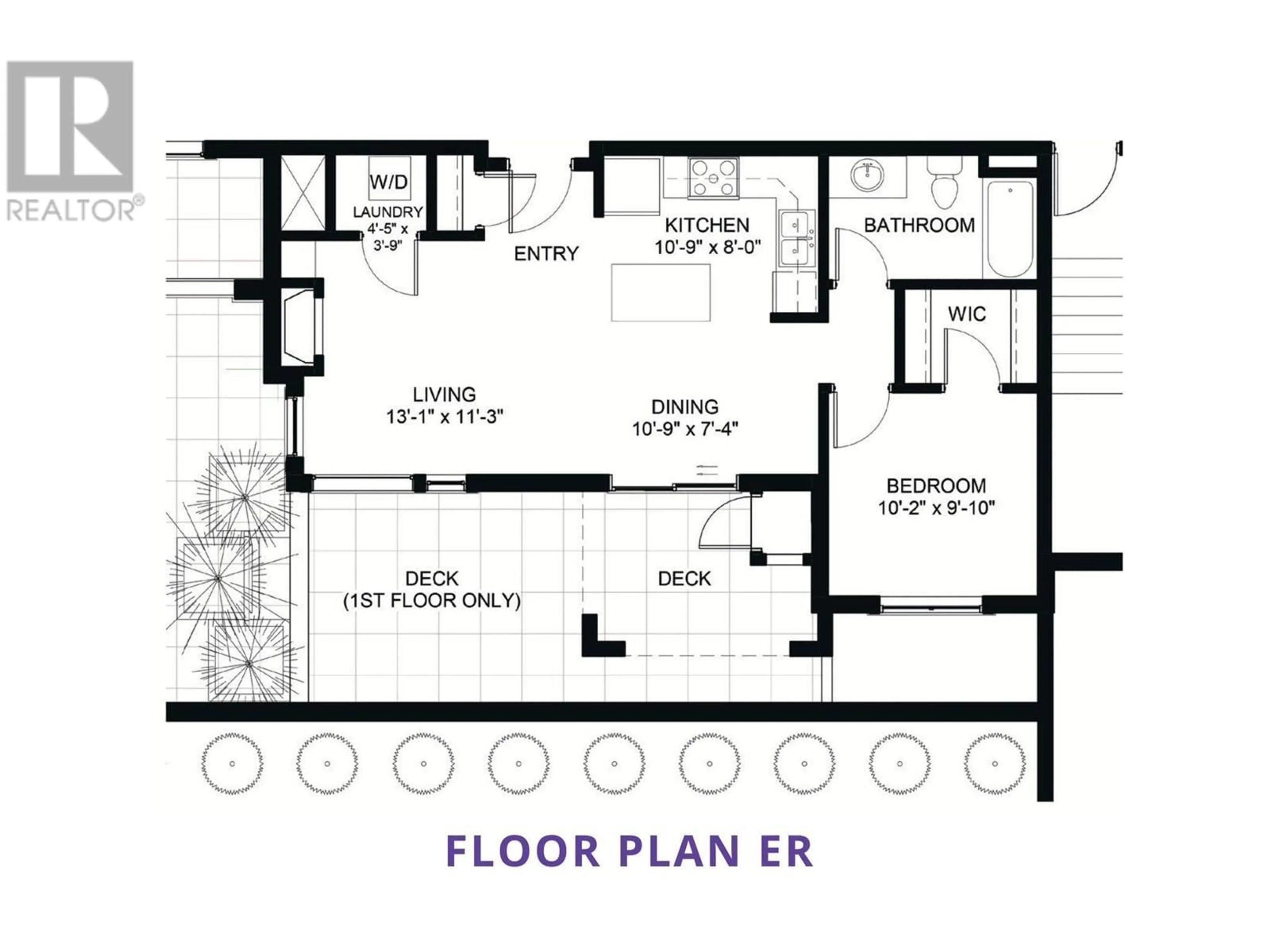 Floor plan for 104 - 2171 VAN HORNE DRIVE, Kamloops British Columbia V1S0E2