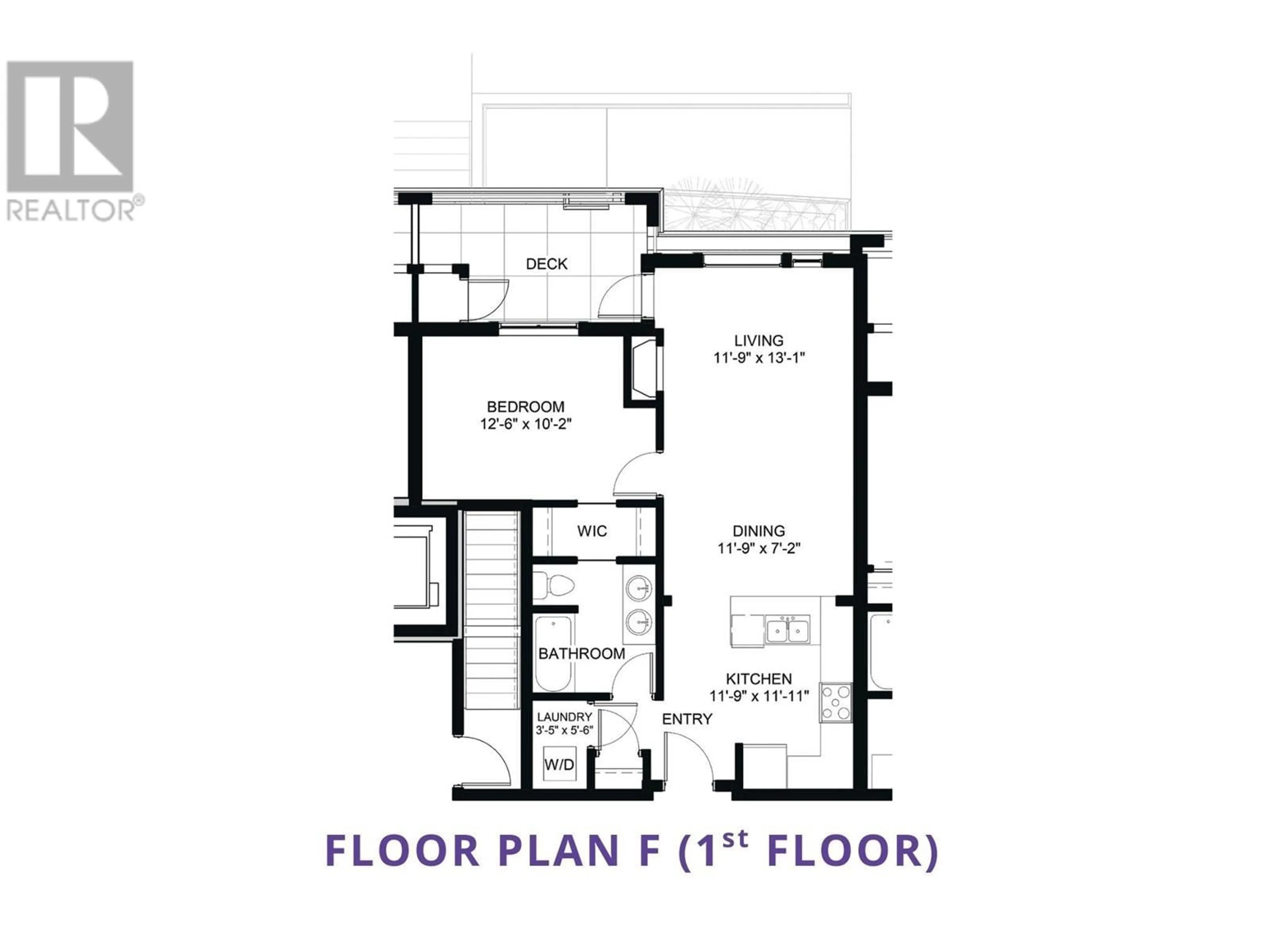 Floor plan for 101 - 2171 VAN HORNE DRIVE, Kamloops British Columbia V1S0E2
