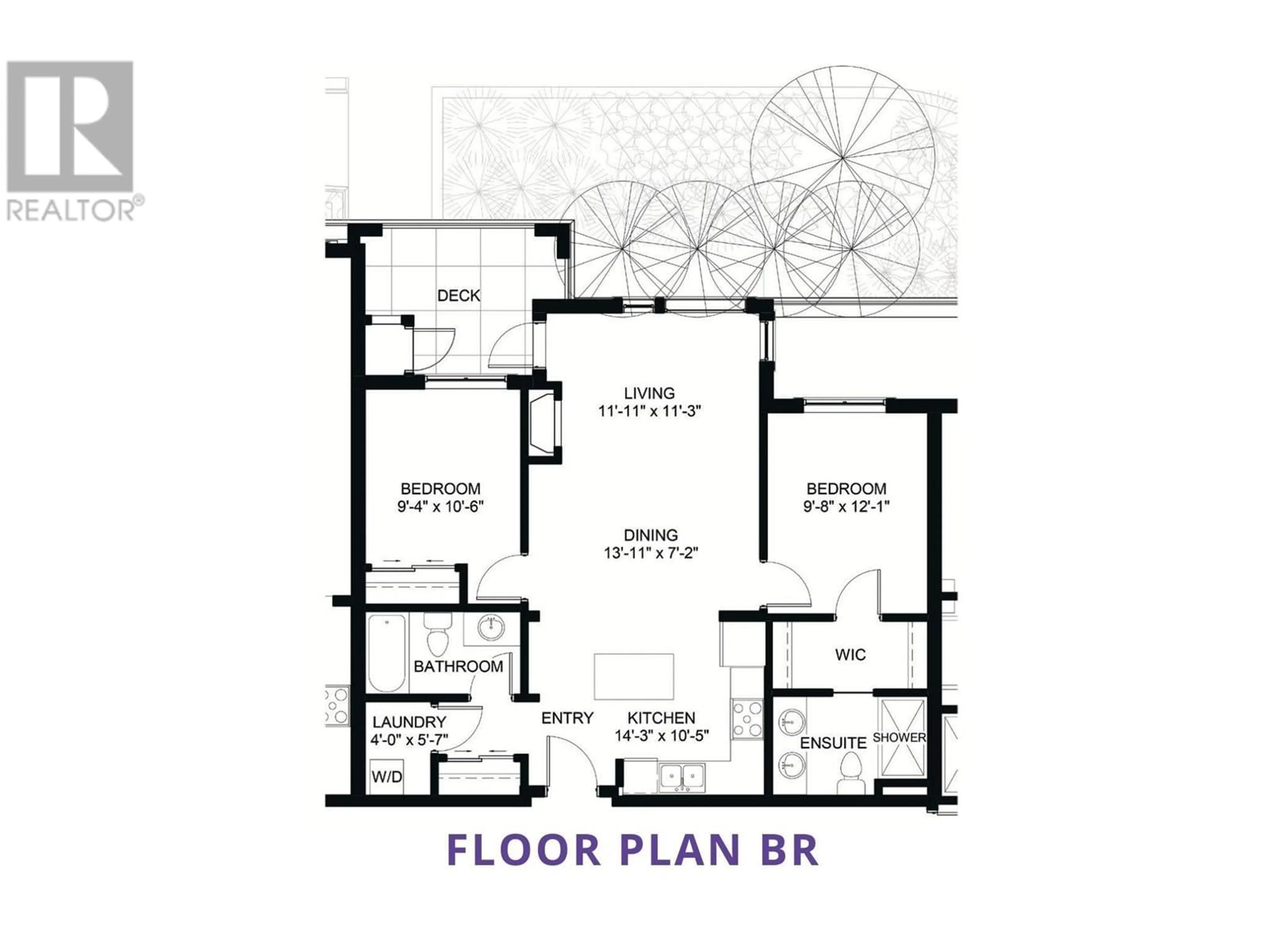 Floor plan for 102 - 2171 VAN HORNE DRIVE, Kamloops British Columbia V1S0E2