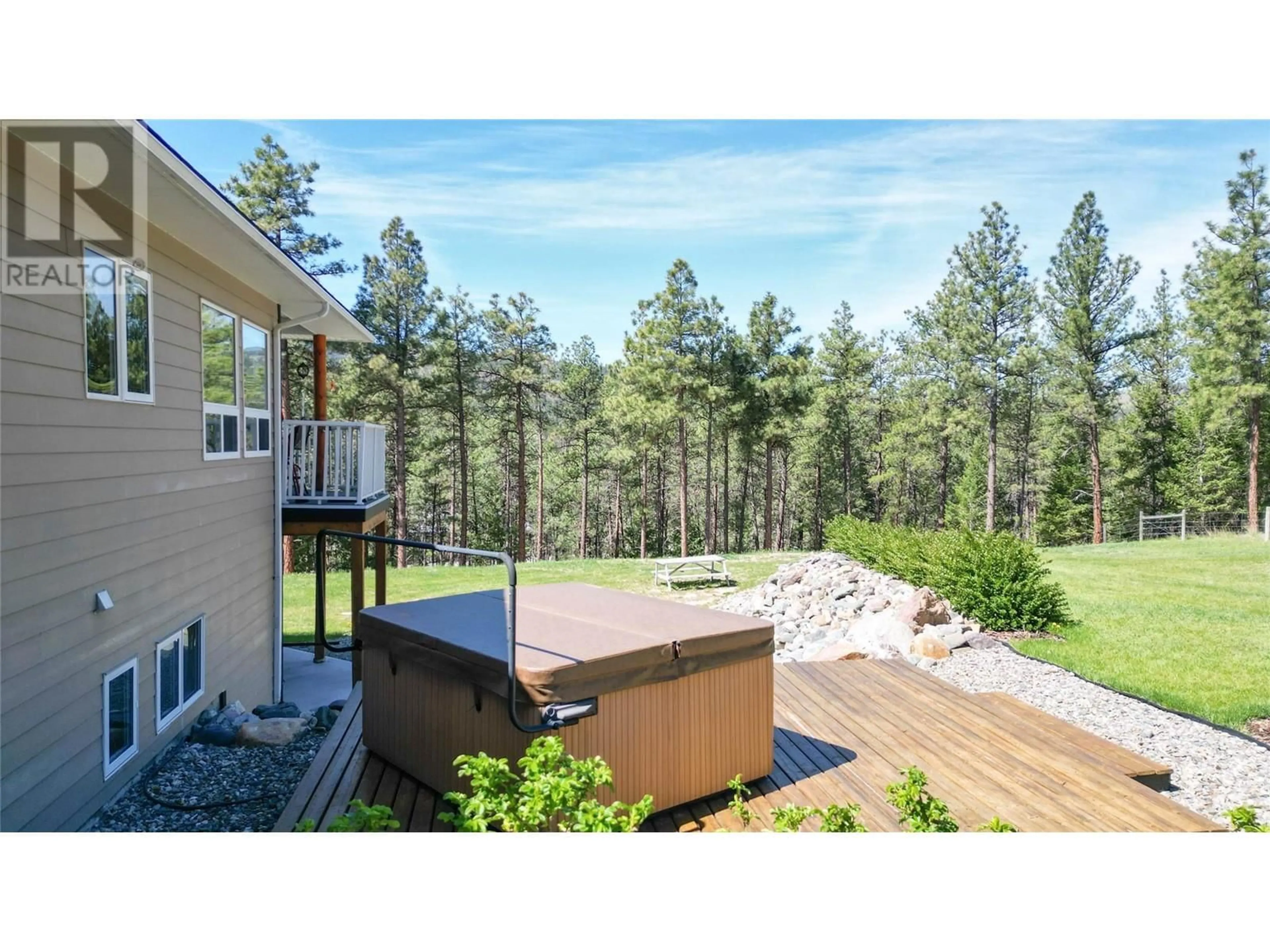 Patio, forest/trees view for 6182 HWY 3-93 HIGHWAY, Cranbrook British Columbia V1C7B2