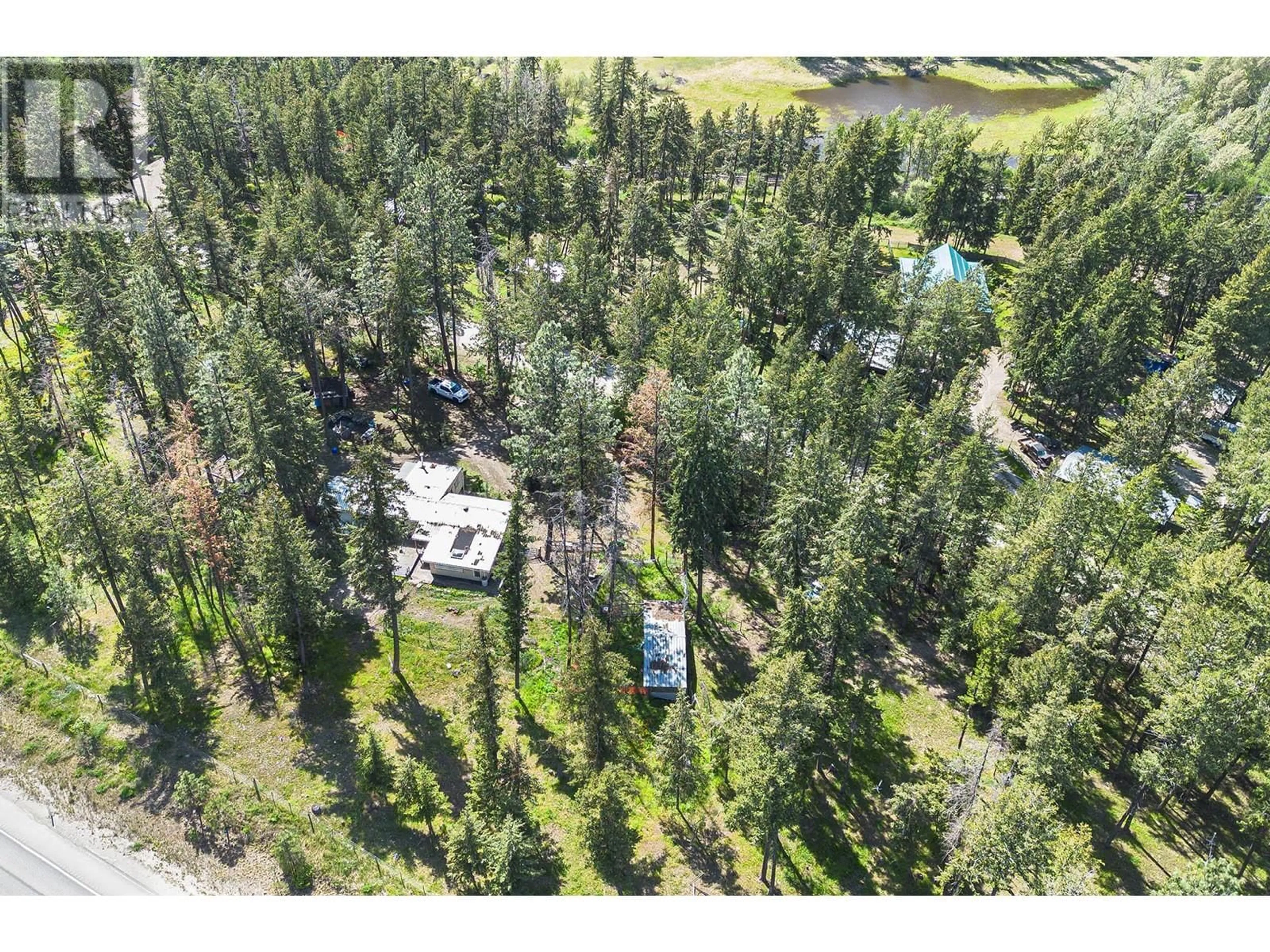 A pic from outside/outdoor area/front of a property/back of a property/a pic from drone, forest/trees view for 392 WALTERDALE ROAD, Kamloops British Columbia V2C6H1