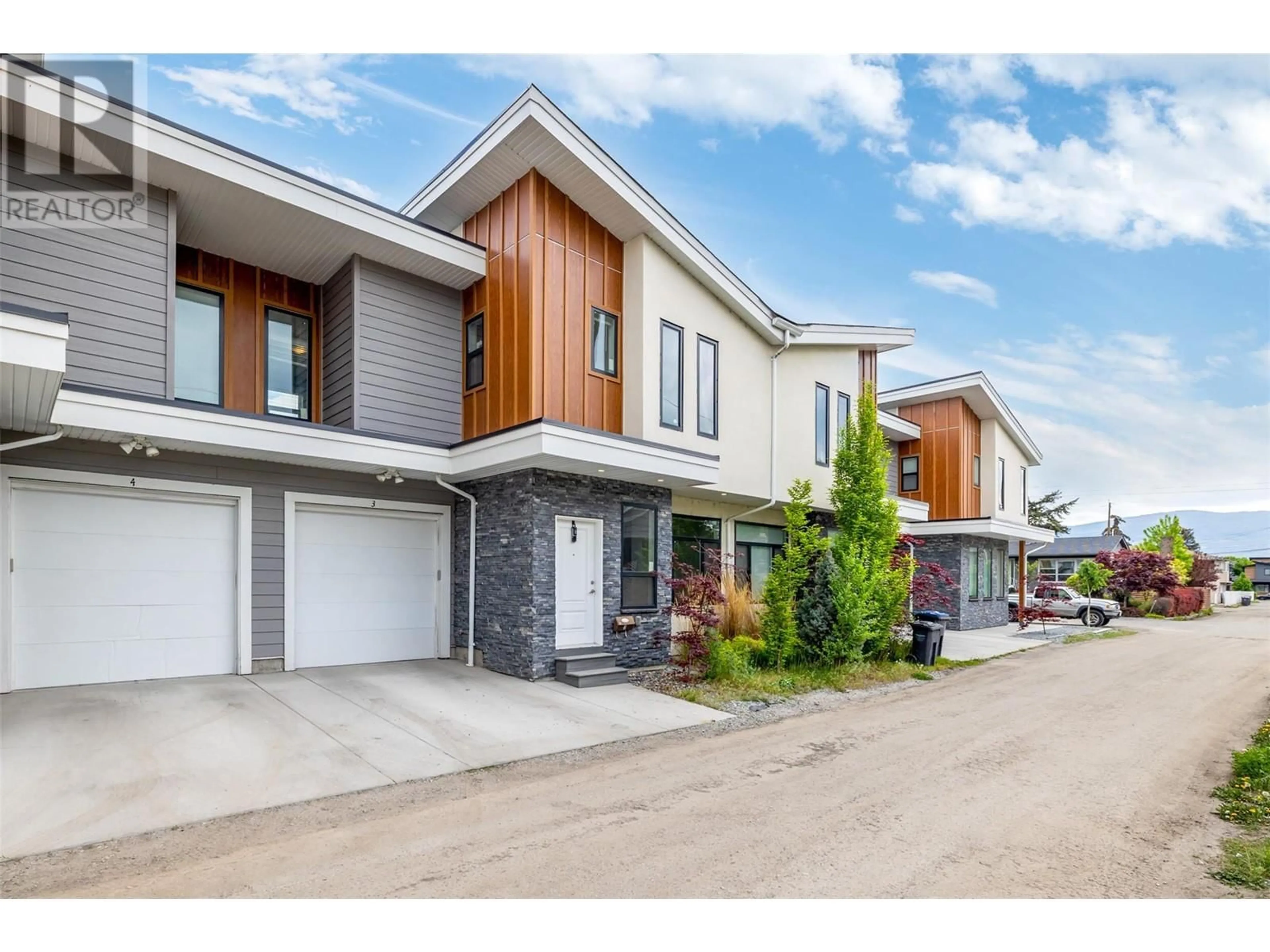 Home with brick exterior material, street for 3 - 734 KINNEAR AVENUE, Kelowna British Columbia V1Y5B1