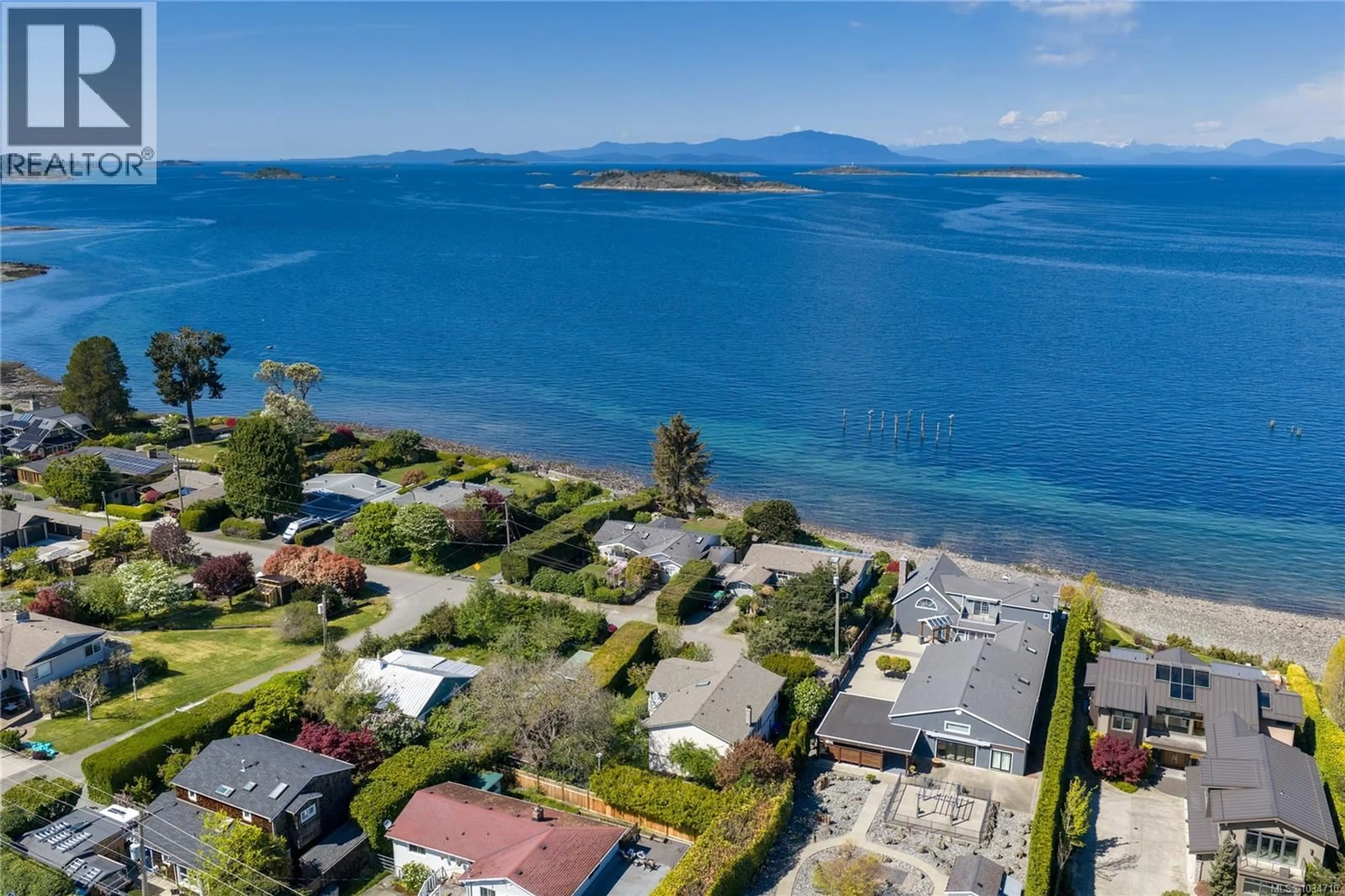 A pic from outside/outdoor area/front of a property/back of a property/a pic from drone, water/lake/river/ocean view for 7101 MCGILL ROAD, Lantzville British Columbia V0R2H0