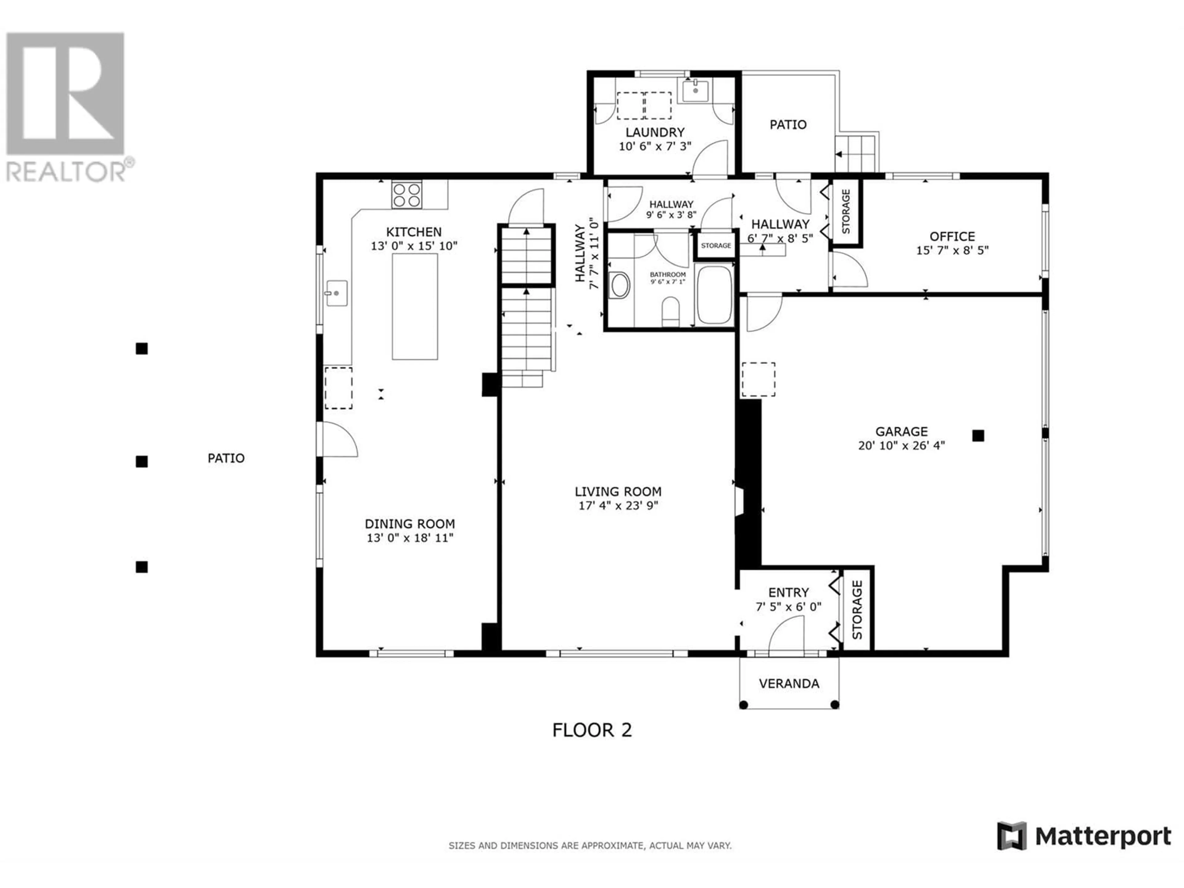 Floor plan for 3632 PAYNTER ROAD, Westbank British Columbia V4T1R1