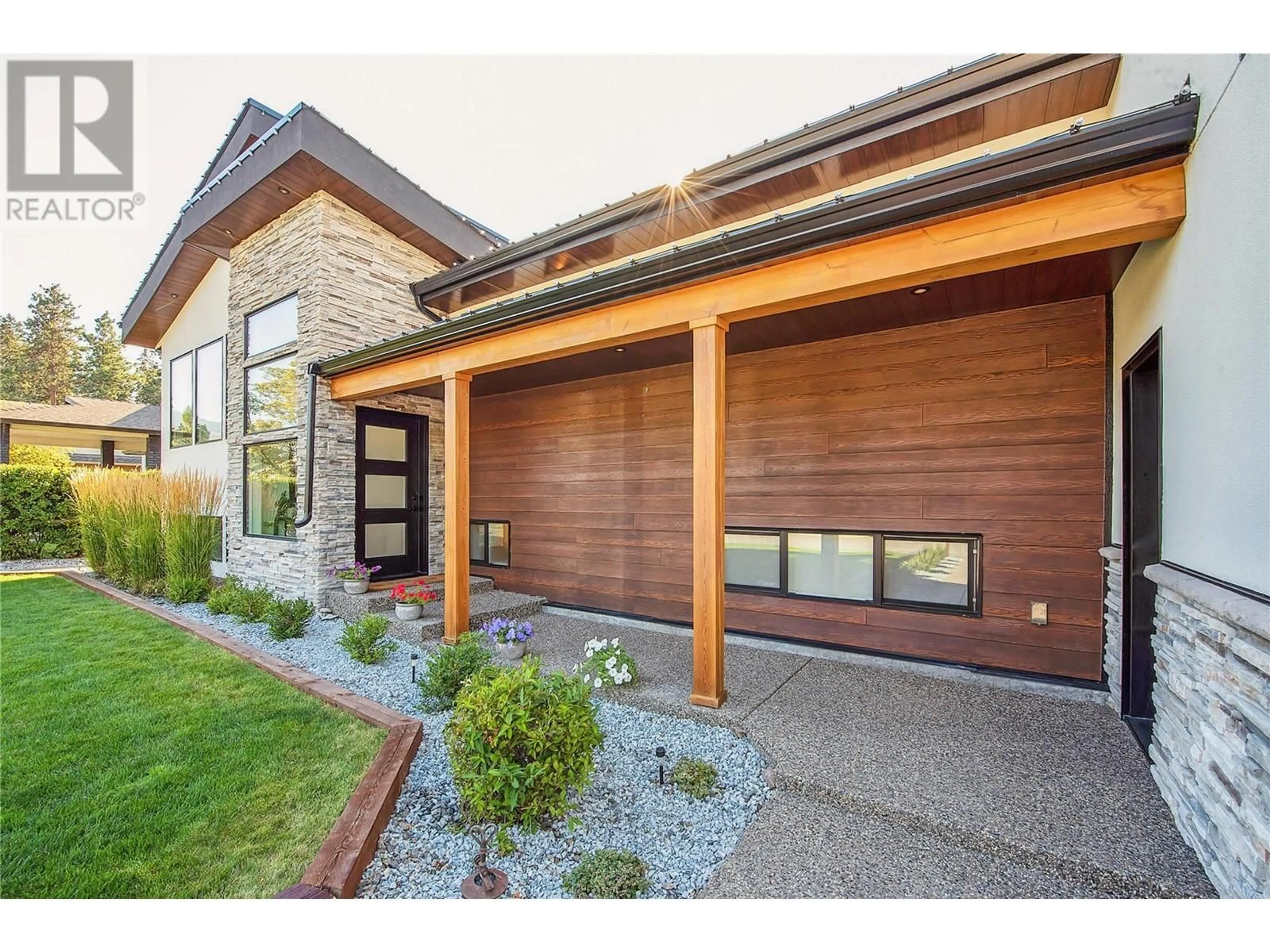 Home with brick exterior material, street for 4354 KENSINGTON DRIVE, Kelowna British Columbia V1W2L8