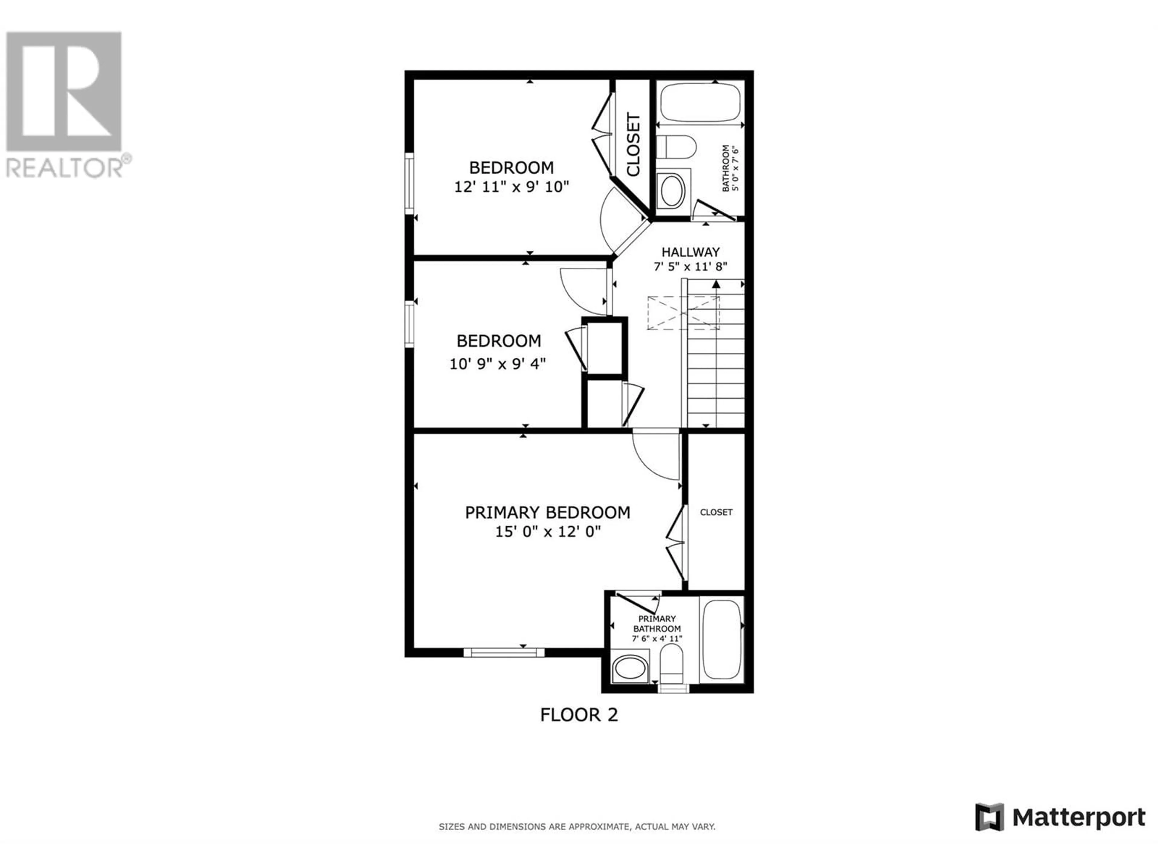 Floor plan for 1 - 748 STOCKWELL AVENUE, Kelowna British Columbia V1Y6V9