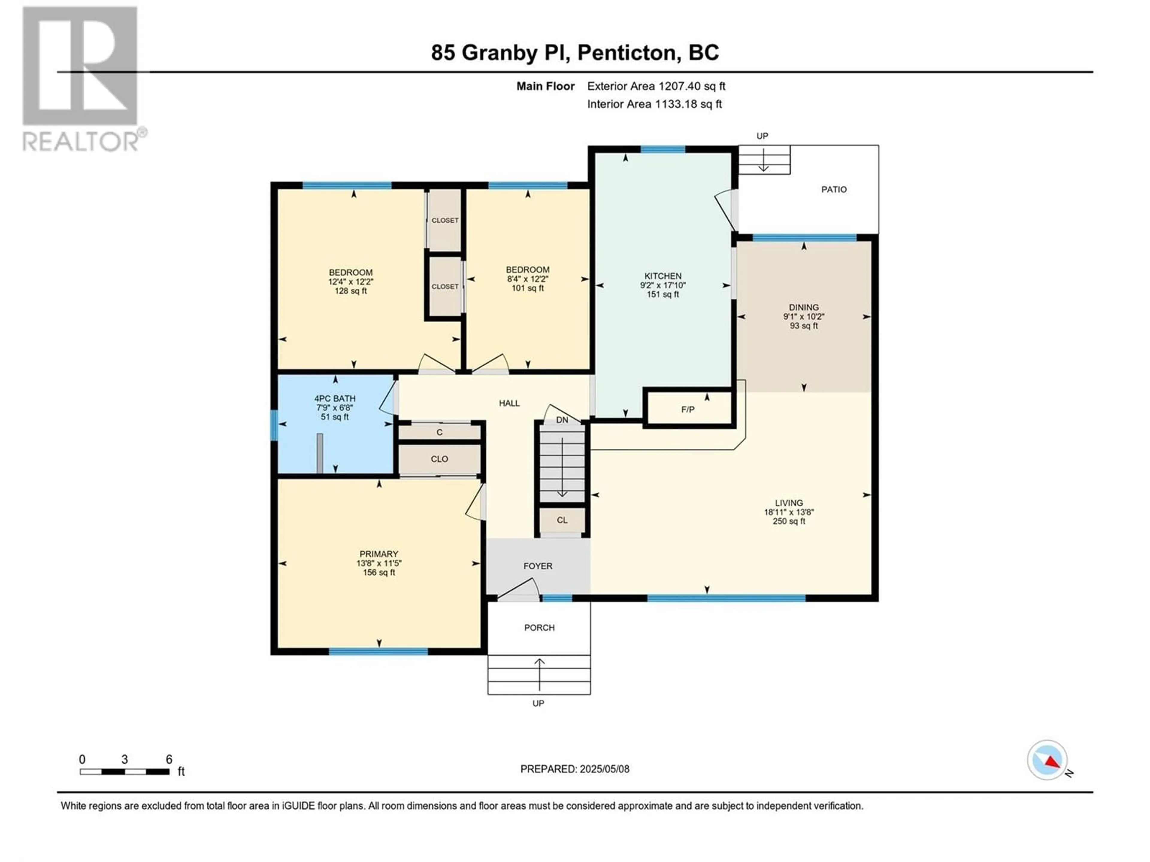 Floor plan for 85 GRANBY PLACE, Penticton British Columbia V2A2Z3