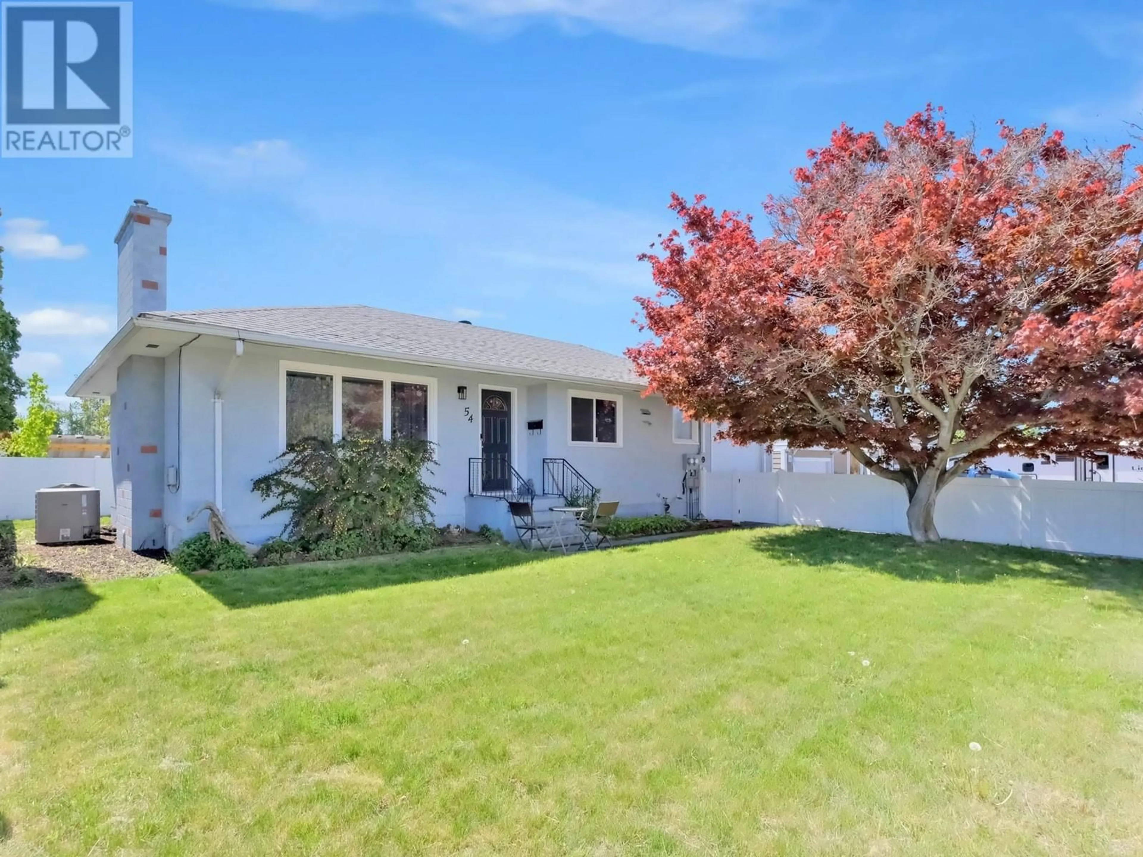 Home with vinyl exterior material, street for 54 GRANBY AVENUE, Penticton British Columbia V2A2Y7