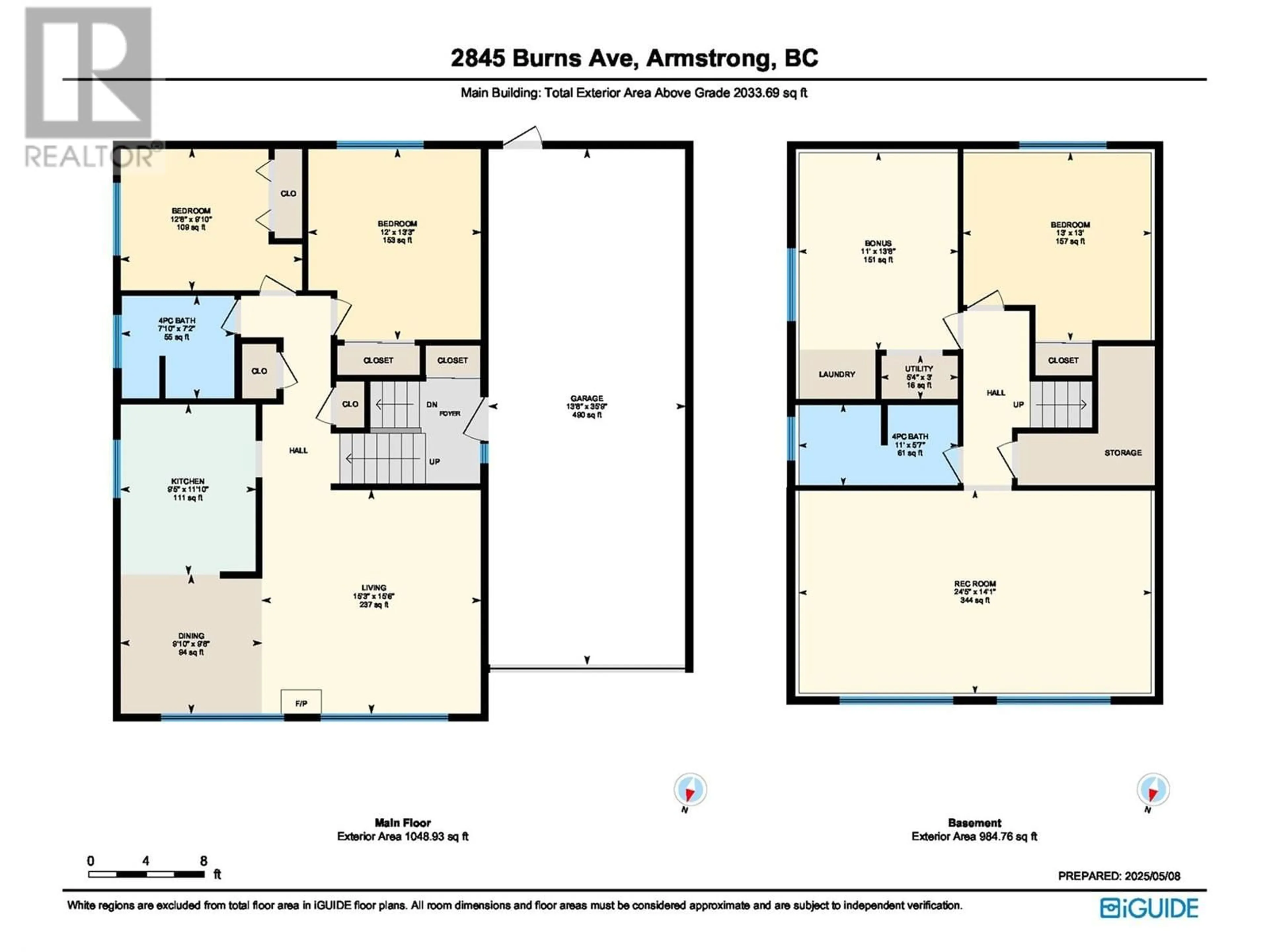 Floor plan for 2845 BURNS AVENUE, Armstrong British Columbia V0E1B2