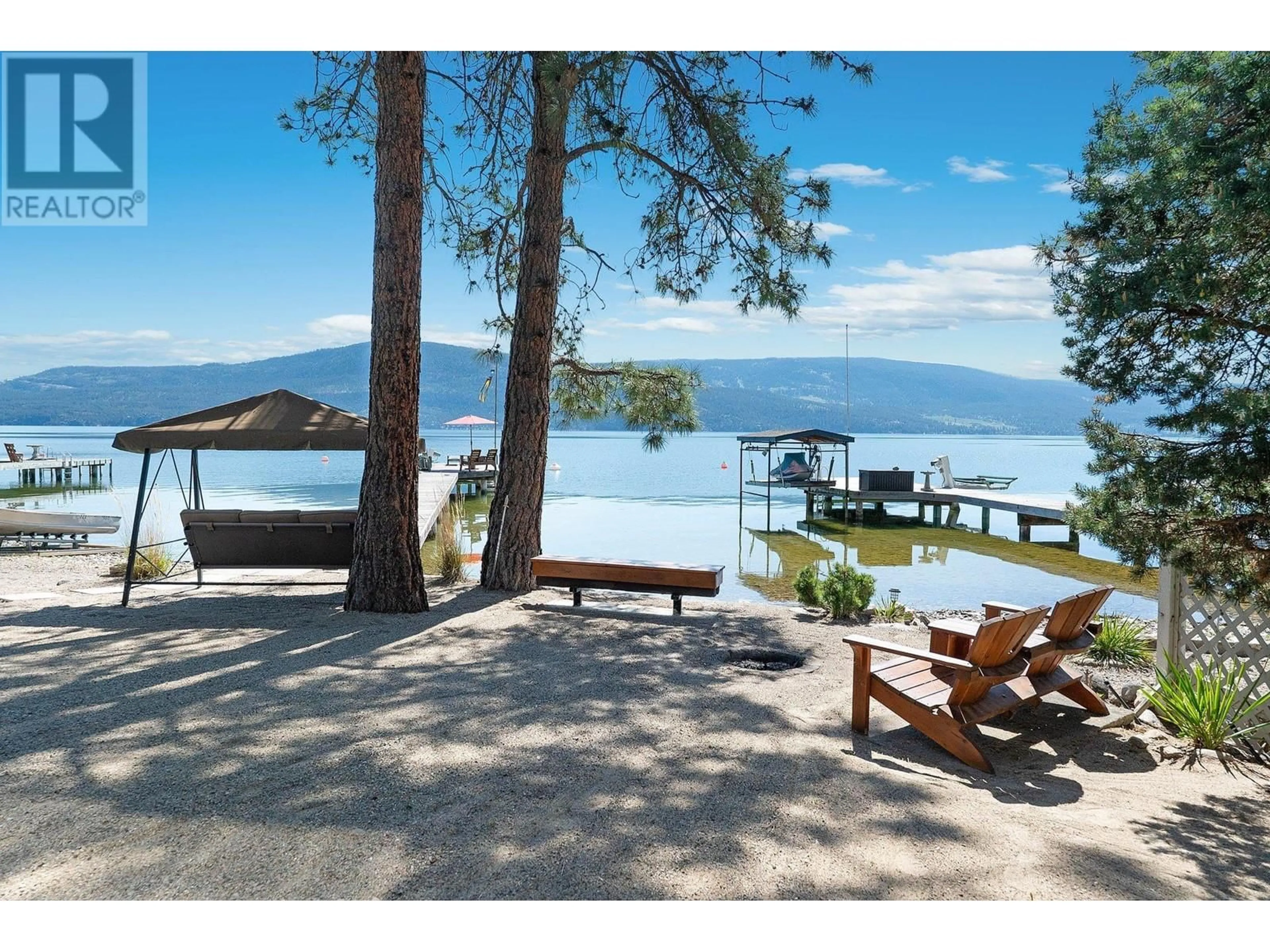 Patio, water/lake/river/ocean view for 15 - 8525 EWINGS LANDING ROAD, Vernon British Columbia V1H2E7