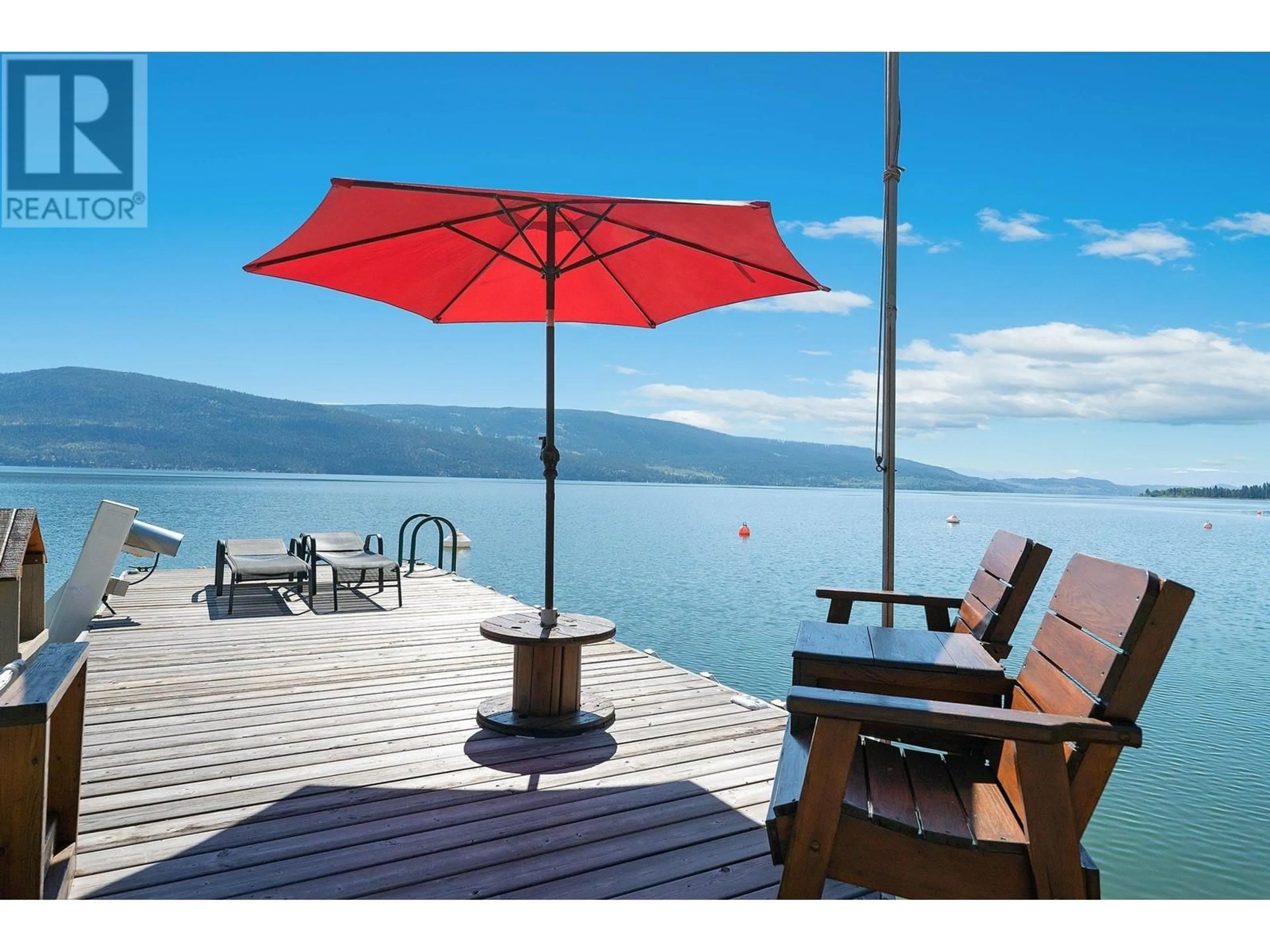 Patio, water/lake/river/ocean view for 15 - 8525 EWINGS LANDING ROAD, Vernon British Columbia V1H2E7