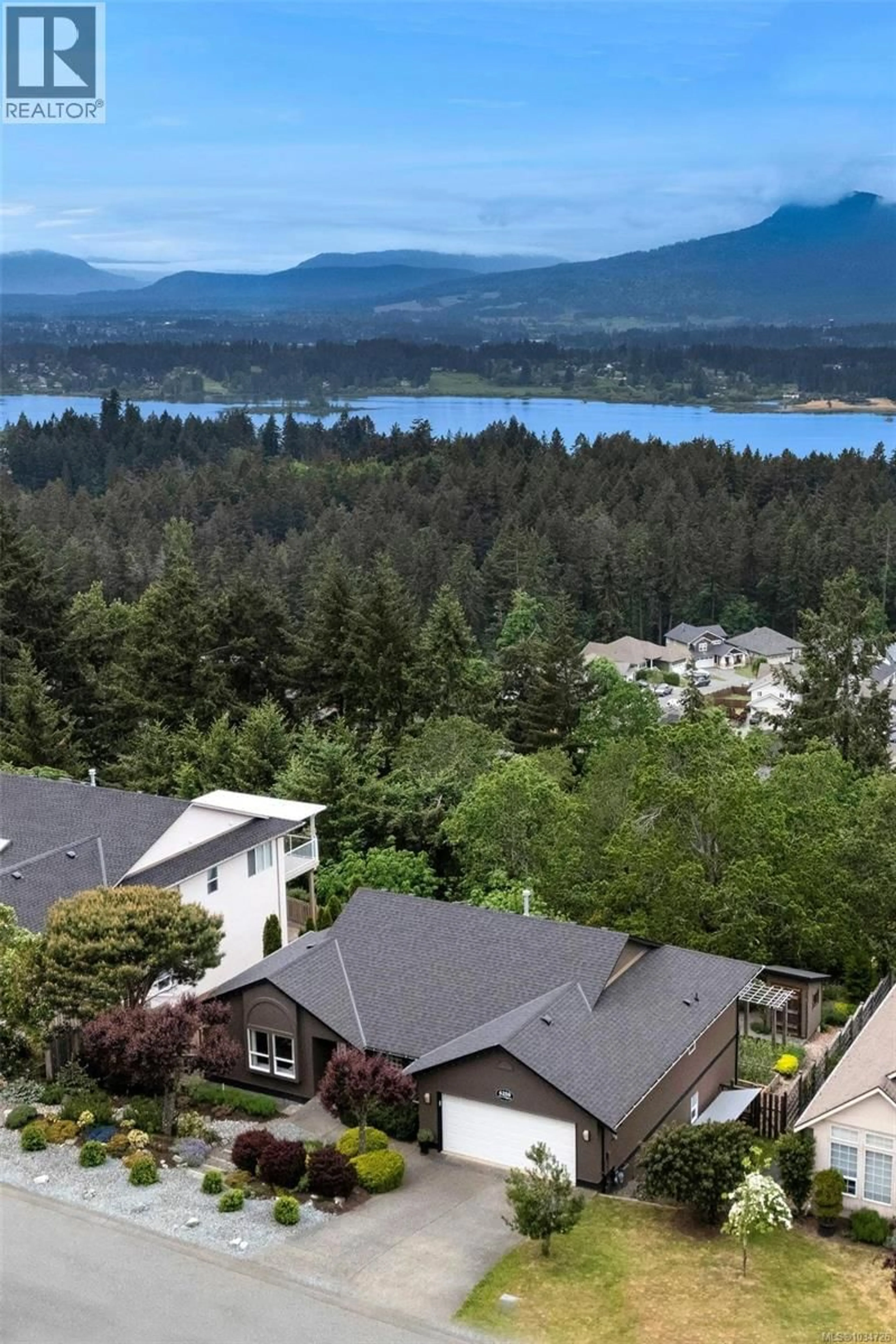 A pic from outside/outdoor area/front of a property/back of a property/a pic from drone, water/lake/river/ocean view for 6250 LOWER CHIPPEWA ROAD, Duncan British Columbia V9L5P8